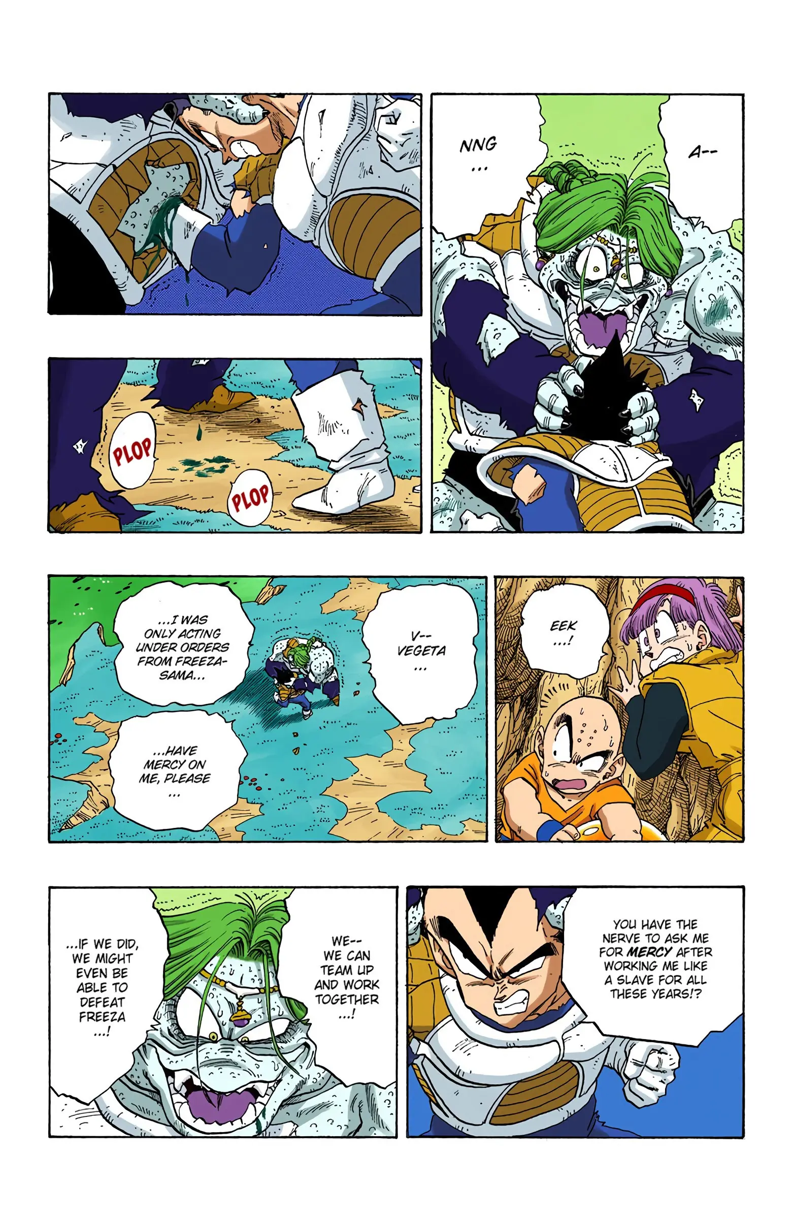 DBZ Frieza Saga Colored Manga, chapter 268, page 12