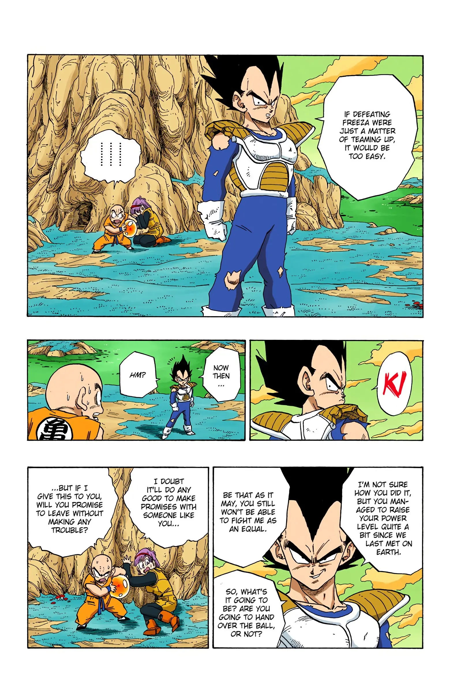DBZ Frieza Saga Colored Manga, chapter 268, page 14