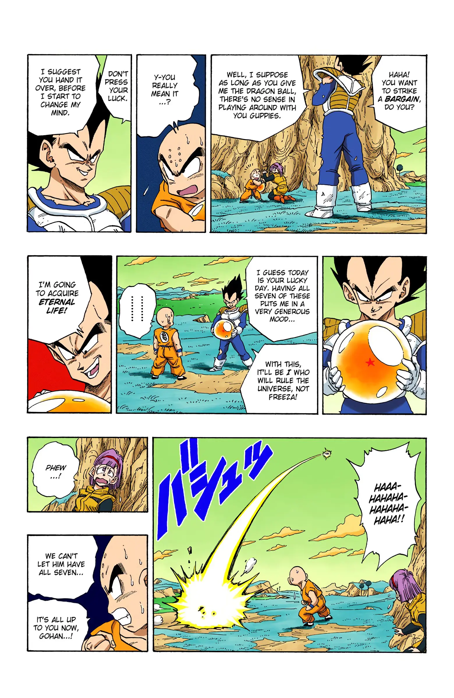 DBZ Frieza Saga Colored Manga, chapter 268, page 15