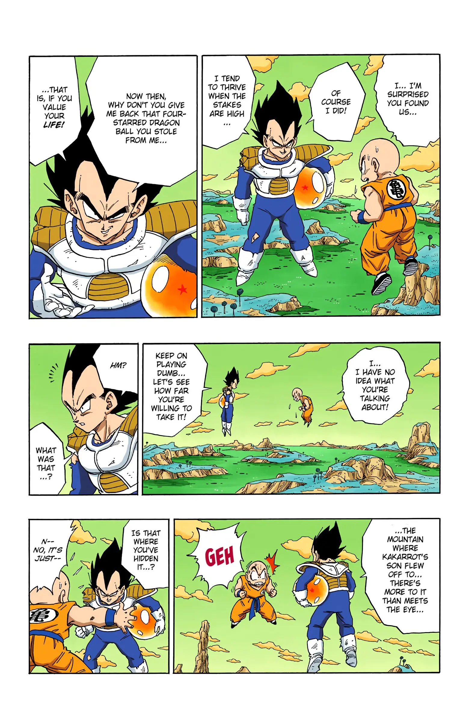 DBZ Frieza Saga Colored Manga, chapter 271, page 7