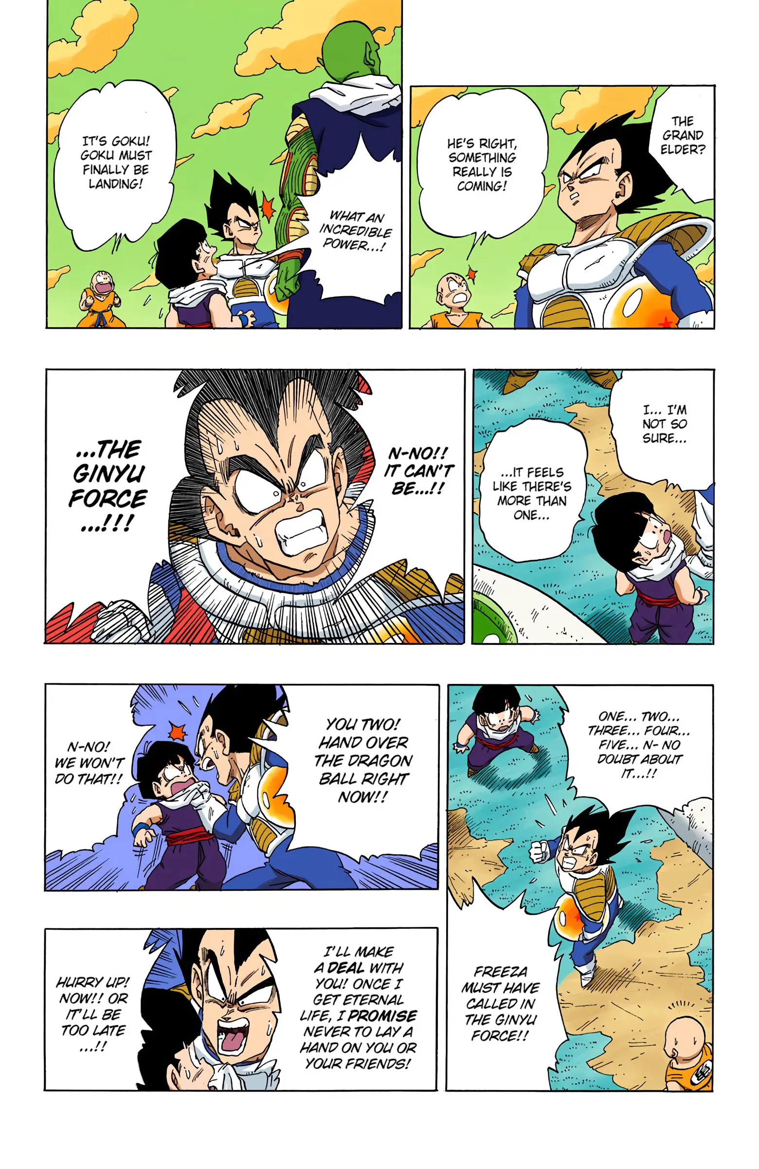 DBZ Frieza Saga Colored Manga, chapter 271, page 12