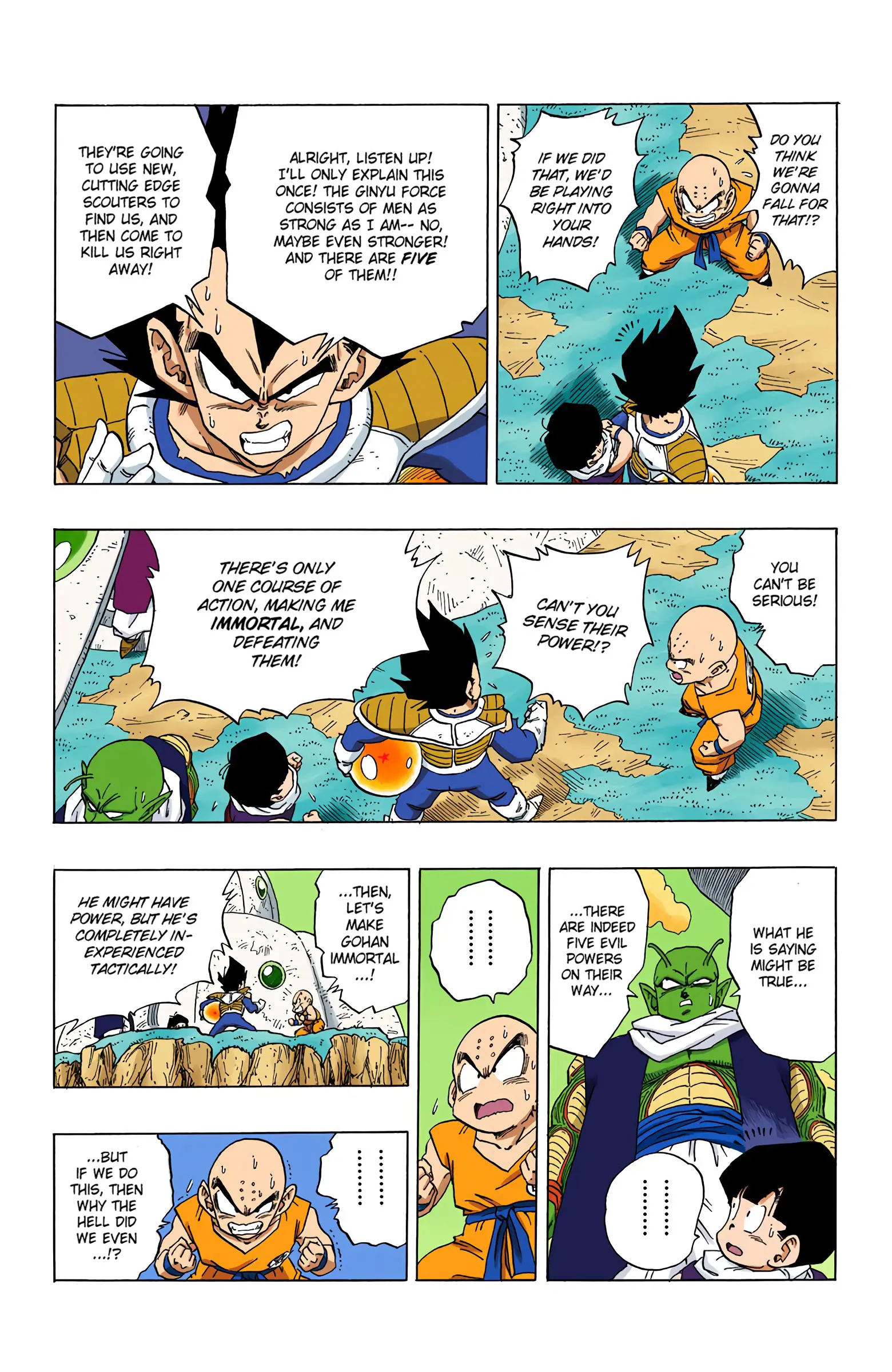 DBZ Frieza Saga Colored Manga, chapter 271, page 13