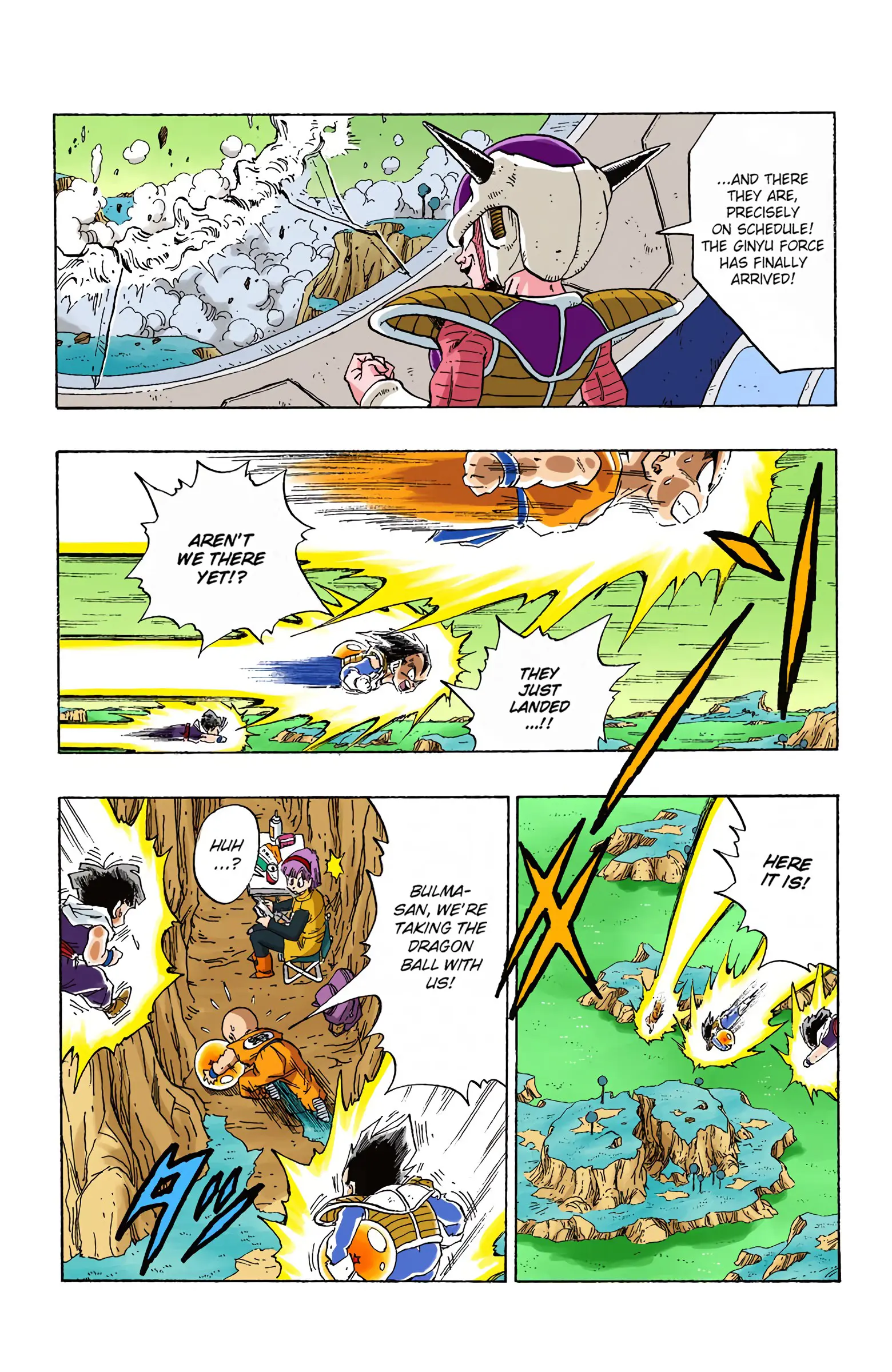 DBZ Frieza Saga Colored Manga, chapter 272, page 2