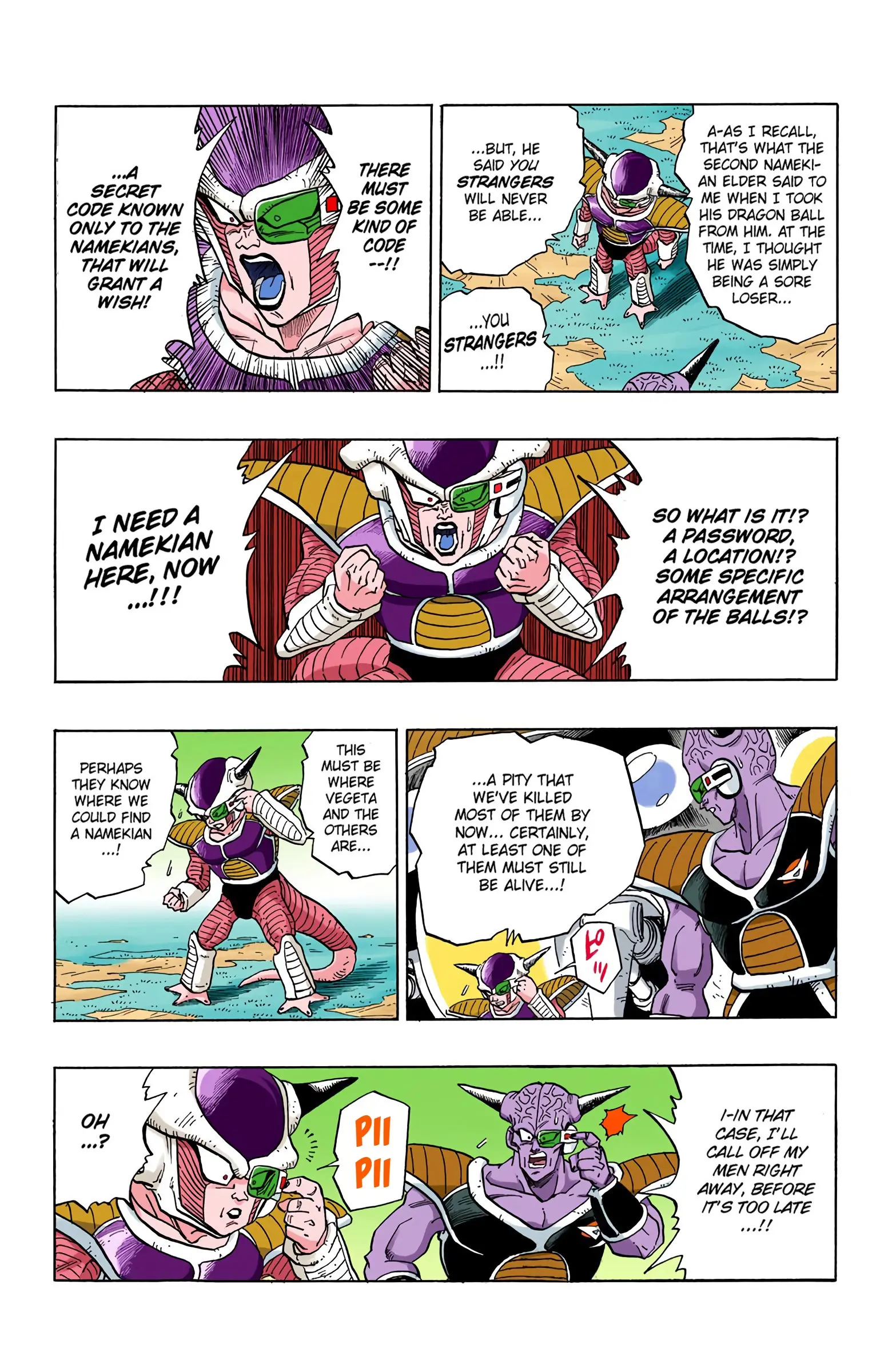 DBZ Frieza Saga Colored Manga, chapter 278, page 5