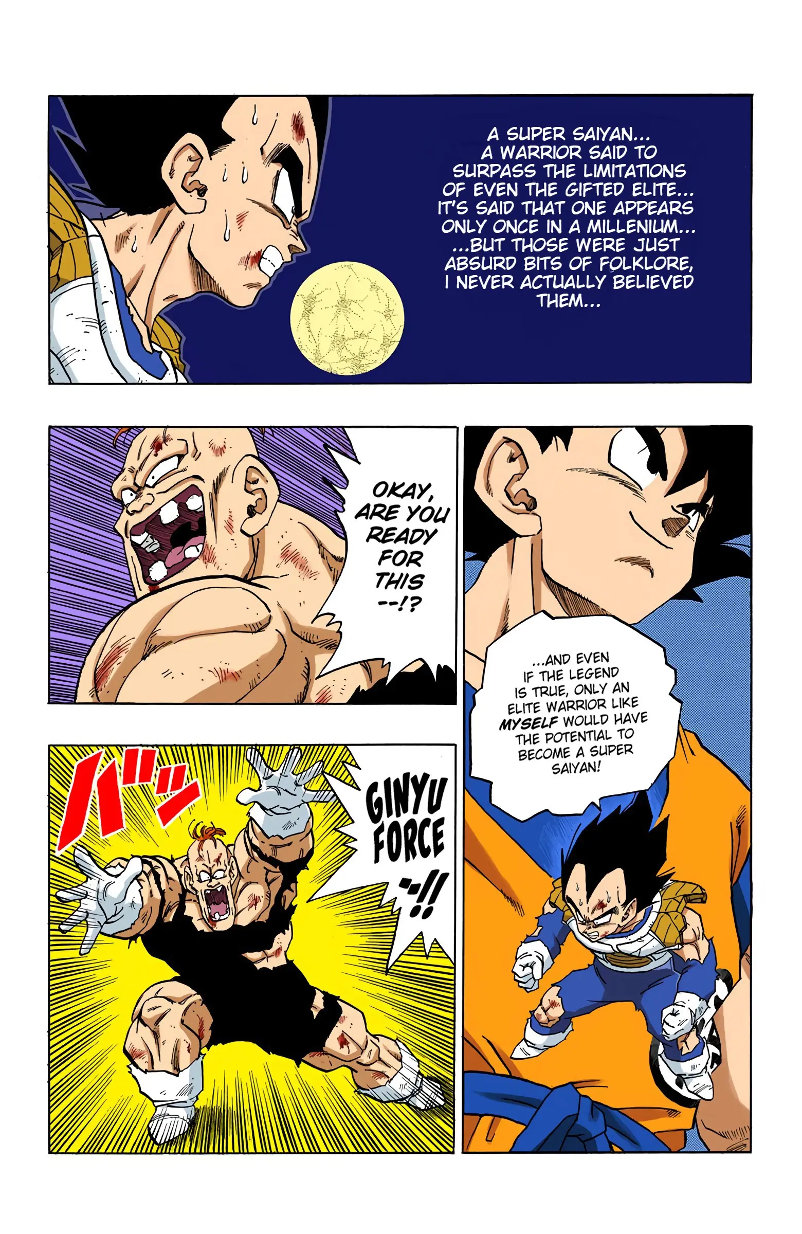 DBZ Frieza Saga Colored Manga, chapter 280, page 4