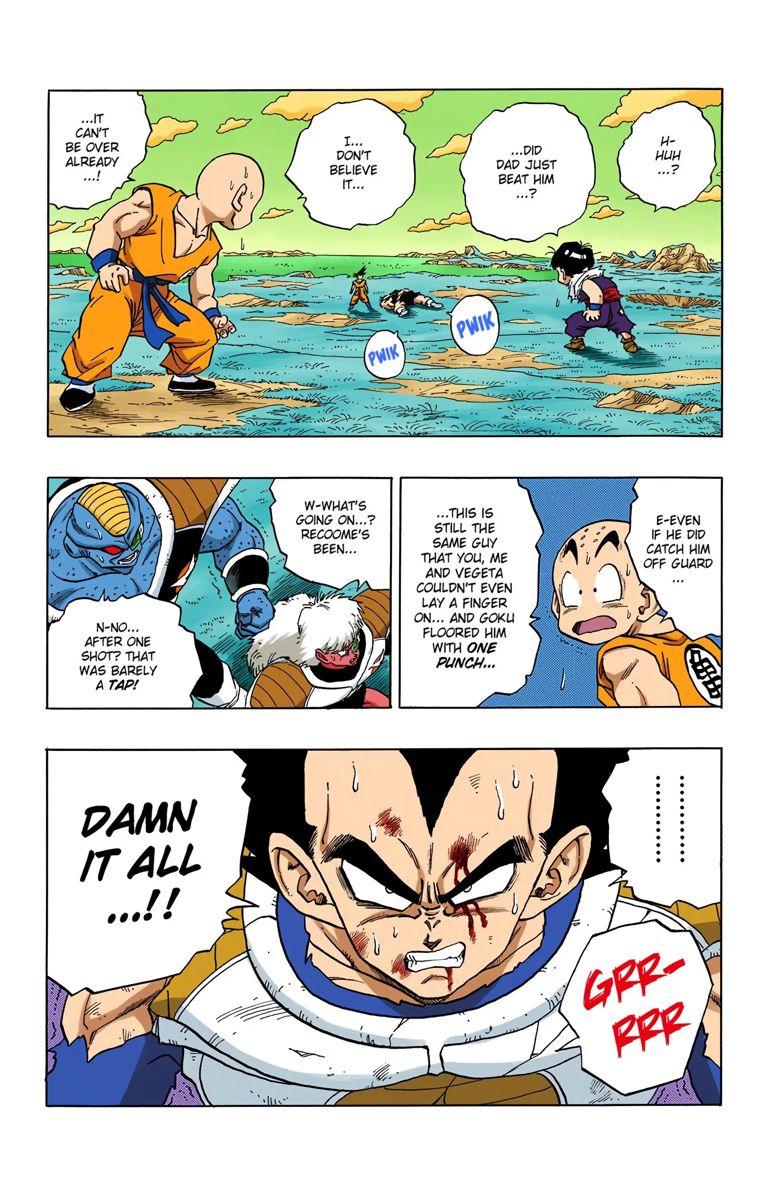 DBZ Frieza Saga Colored Manga, chapter 280, page 14