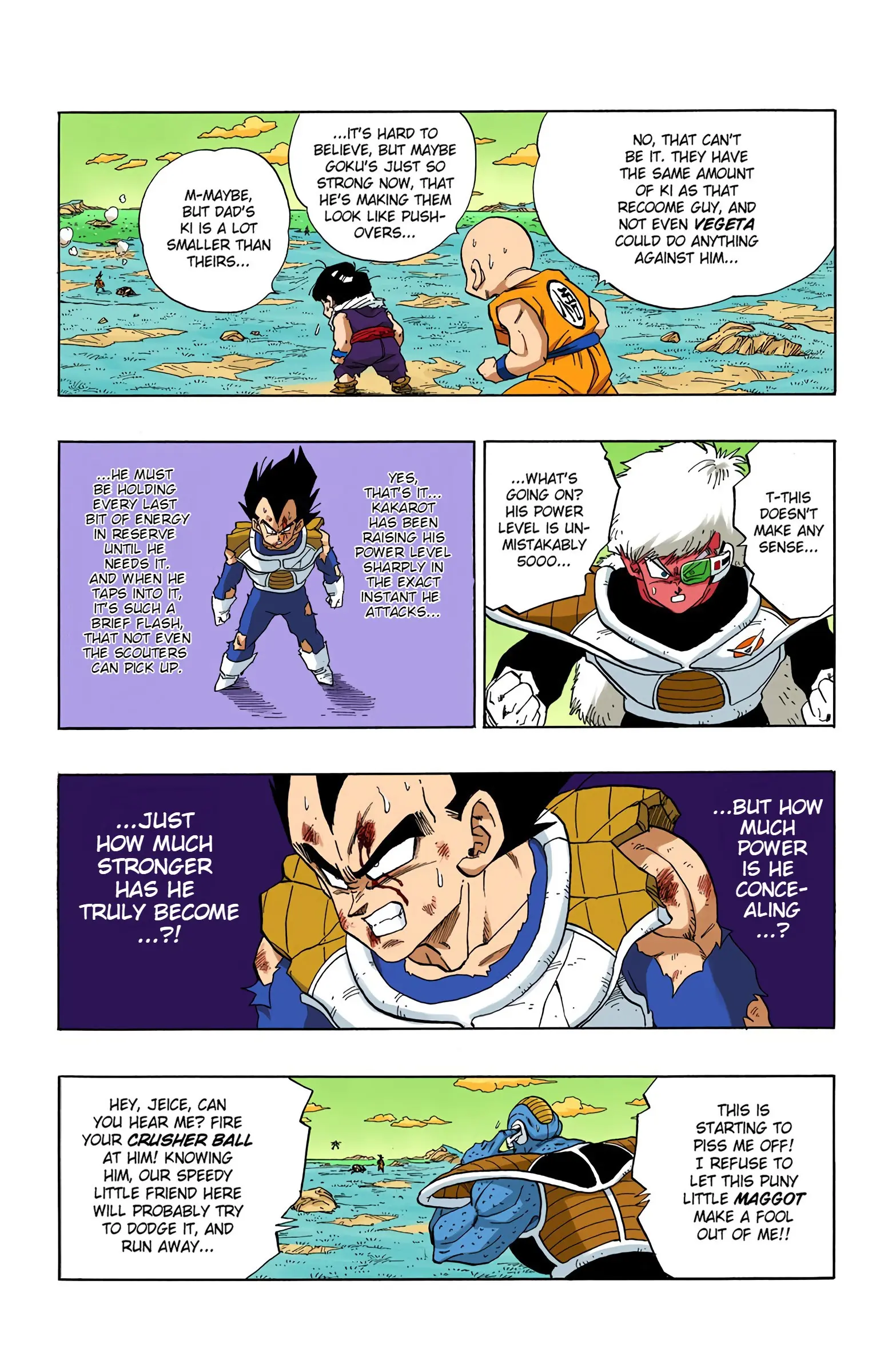 DBZ Frieza Saga Colored Manga, chapter 281, page 12