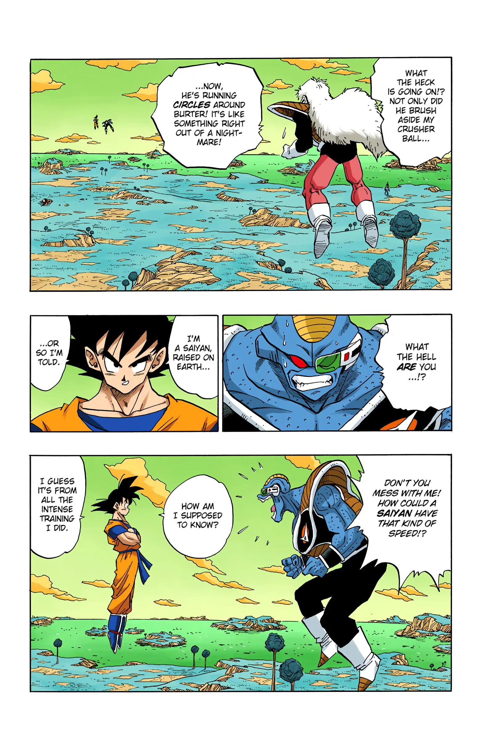 DBZ Frieza Saga Colored Manga, chapter 282, page 4