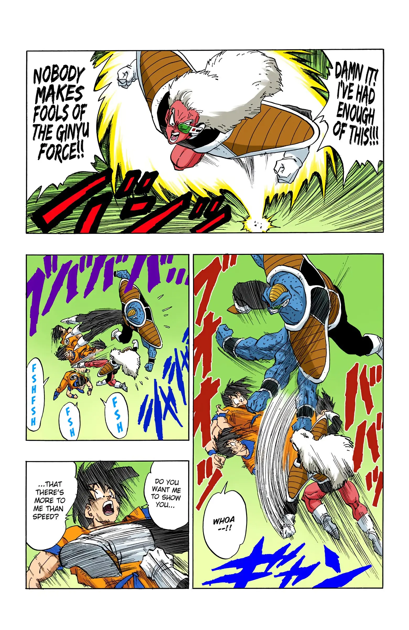 DBZ Frieza Saga Colored Manga, chapter 282, page 6