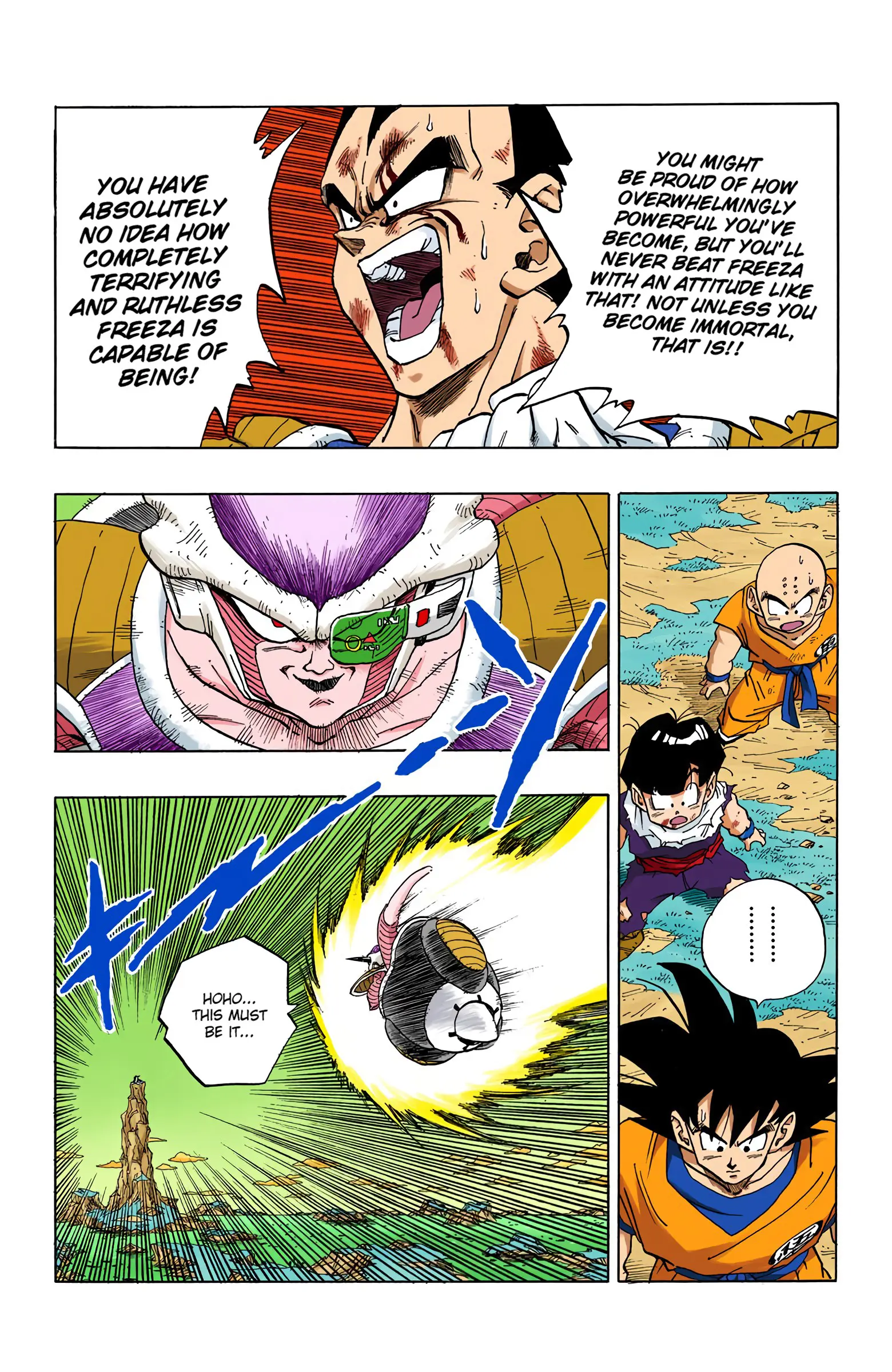 DBZ Frieza Saga Colored Manga, chapter 282, page 16
