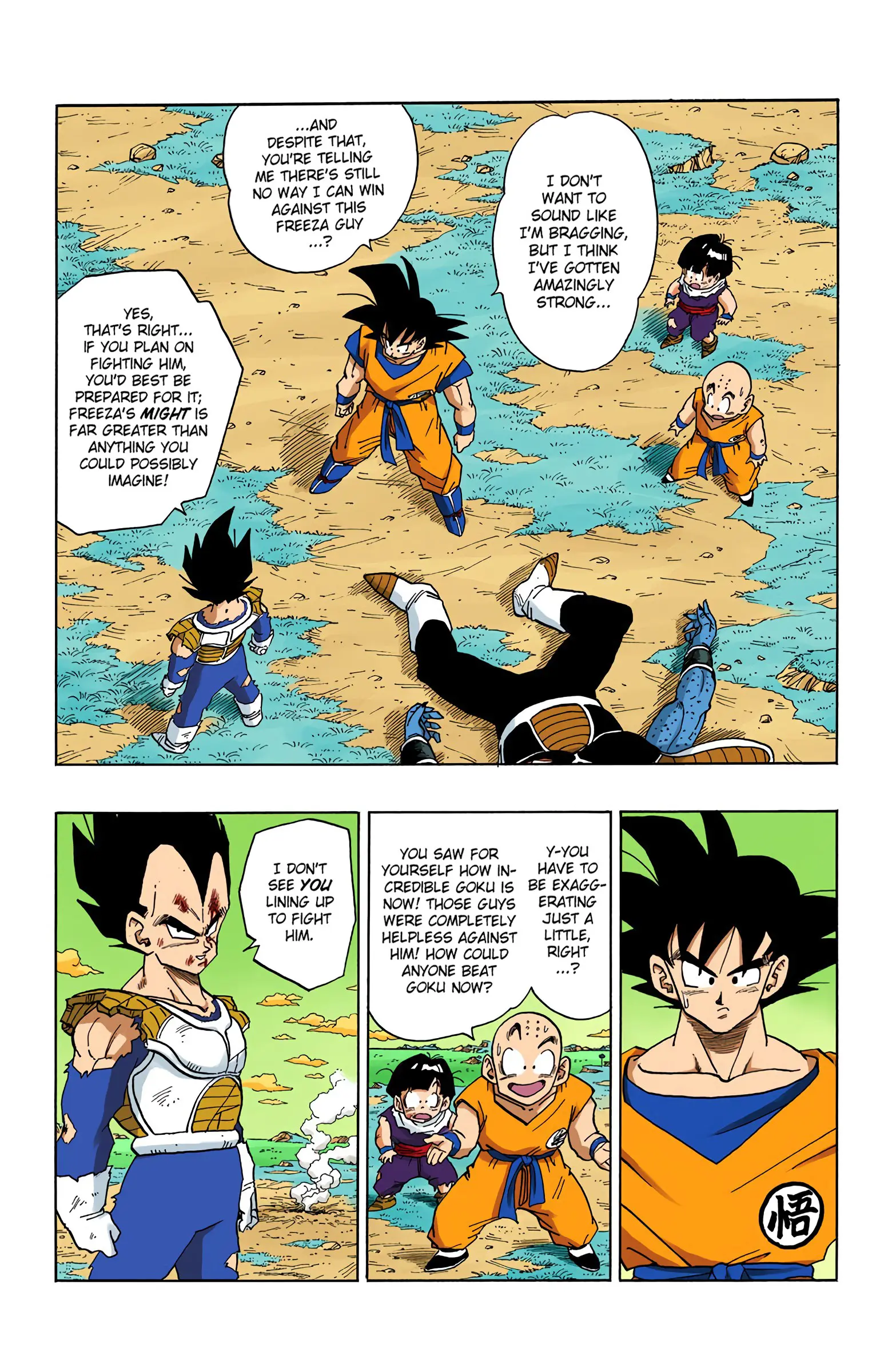 DBZ Frieza Saga Colored Manga, chapter 283, page 2