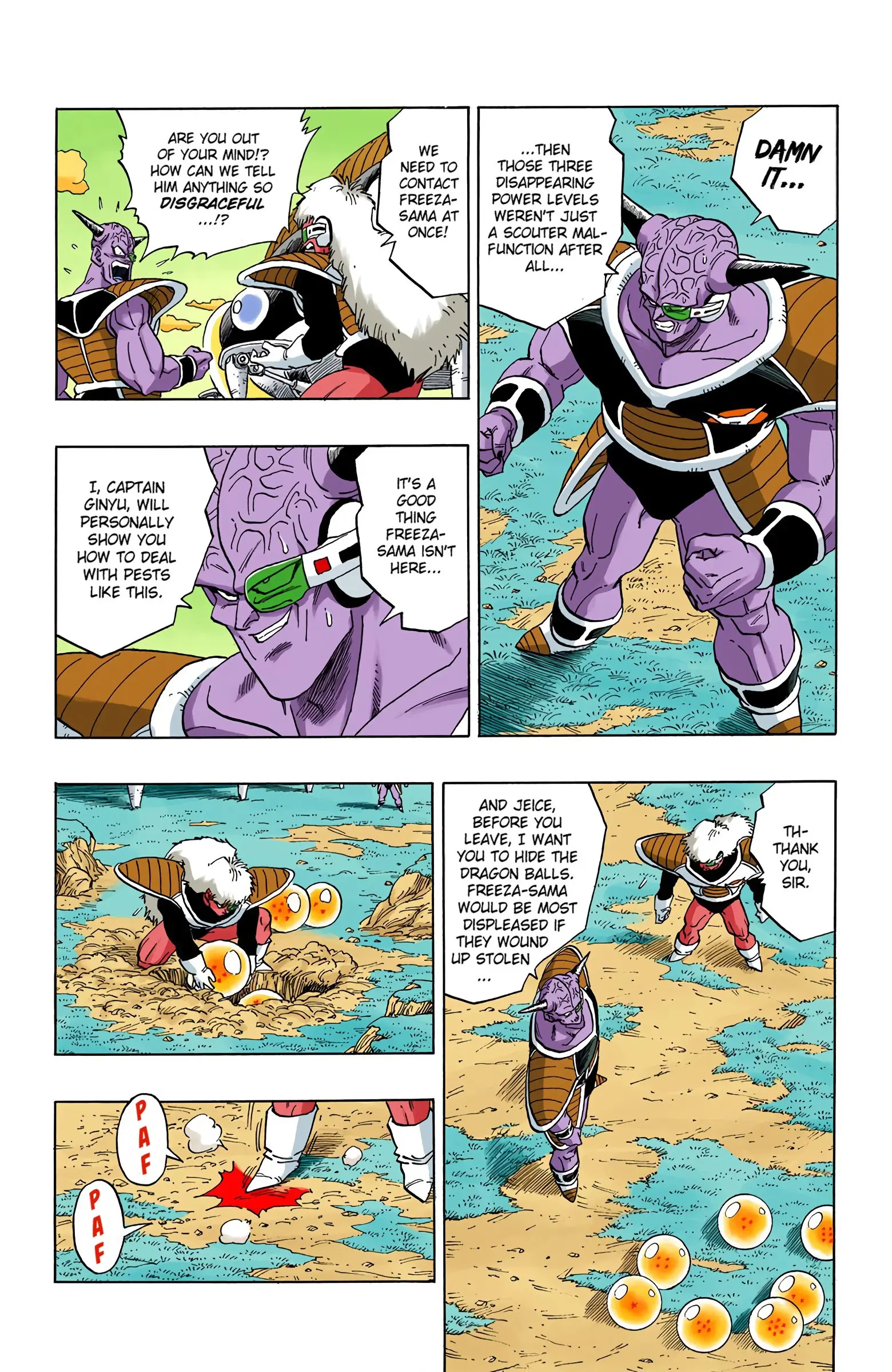 DBZ Frieza Saga Colored Manga, chapter 283, page 5