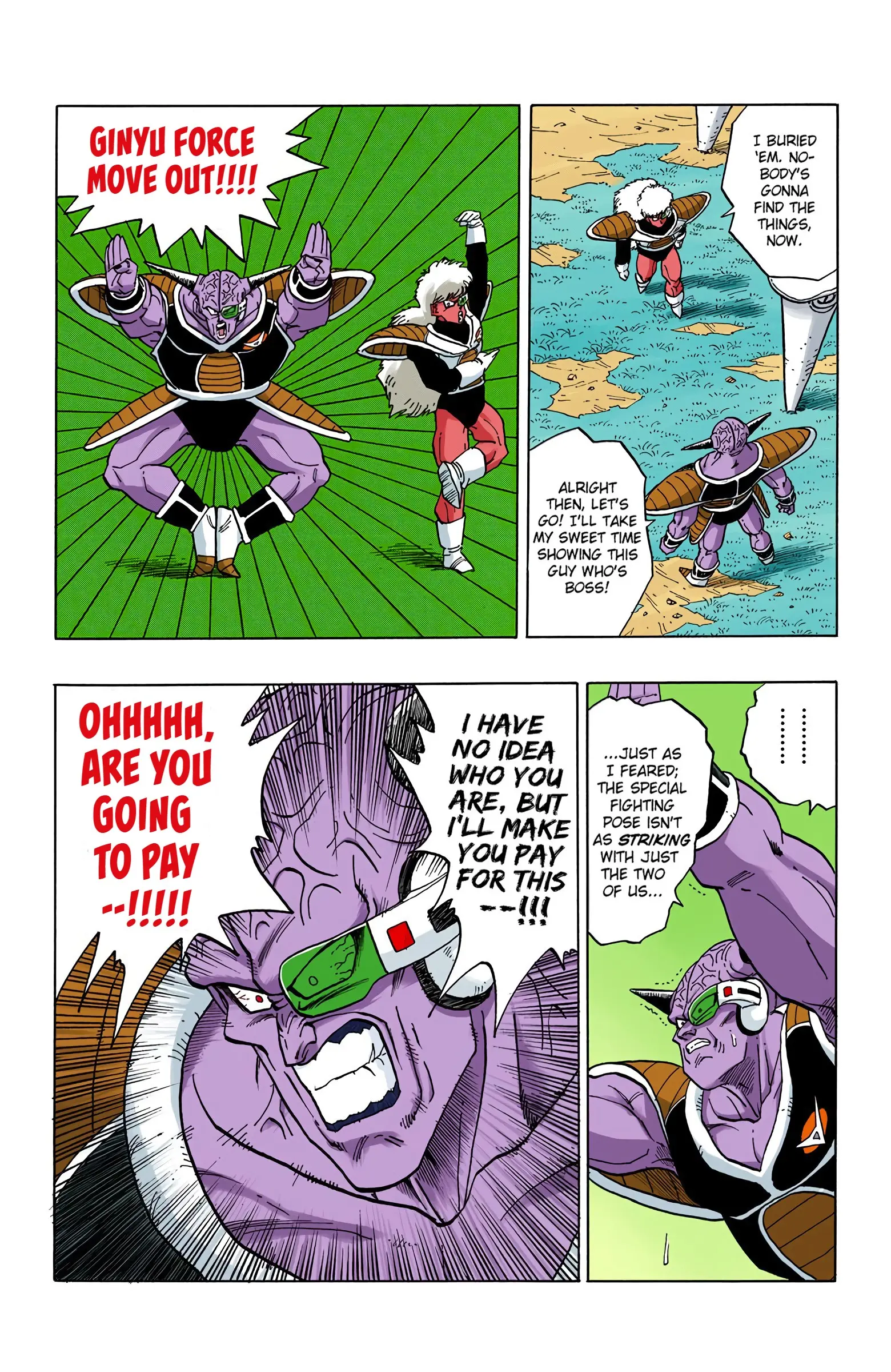 DBZ Frieza Saga Colored Manga, chapter 283, page 6