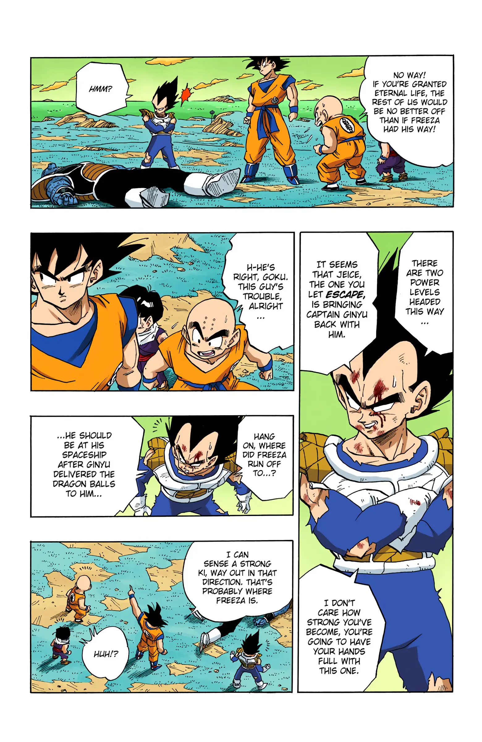 DBZ Frieza Saga Colored Manga, chapter 283, page 8