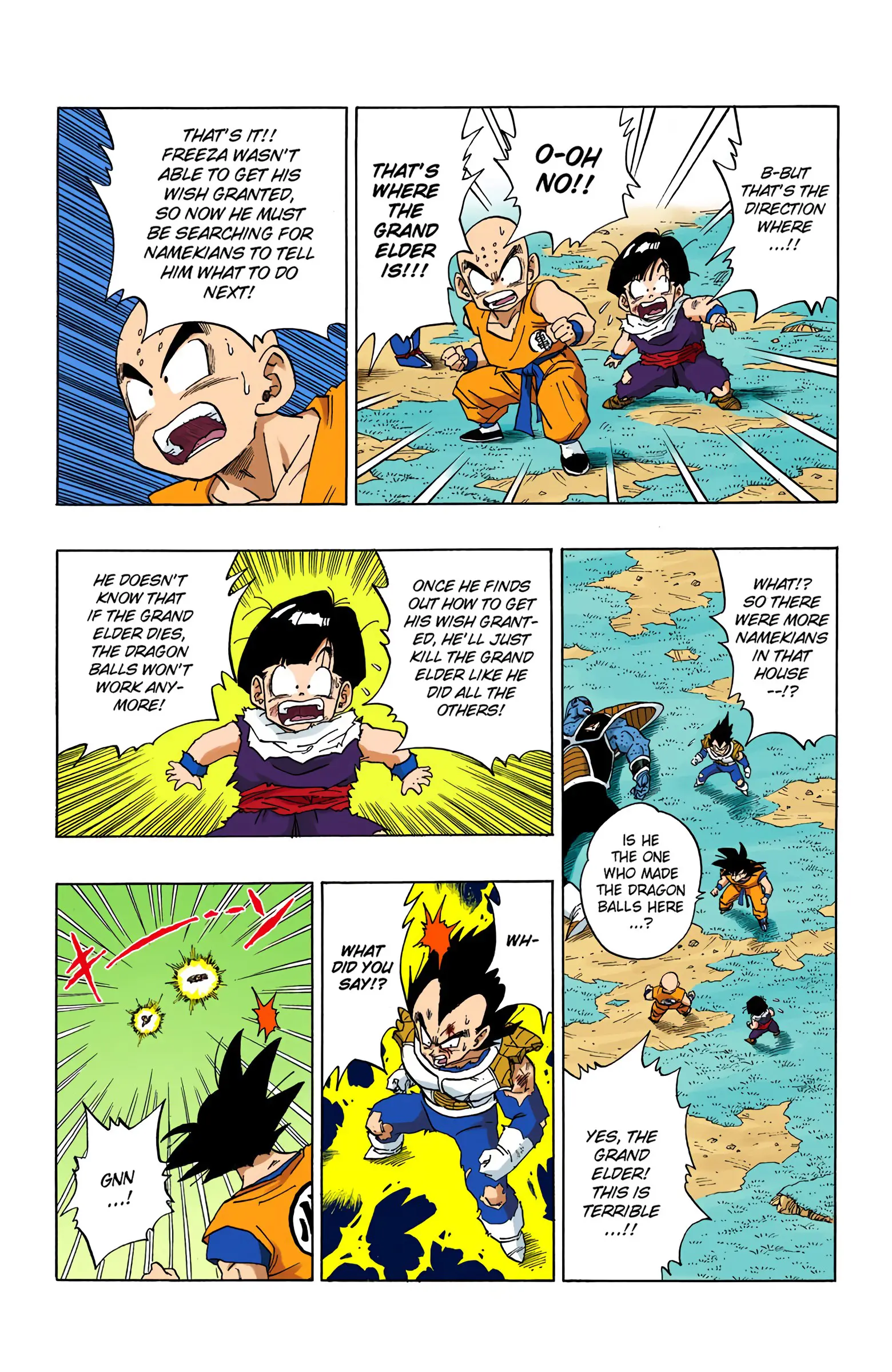 DBZ Frieza Saga Colored Manga, chapter 283, page 9