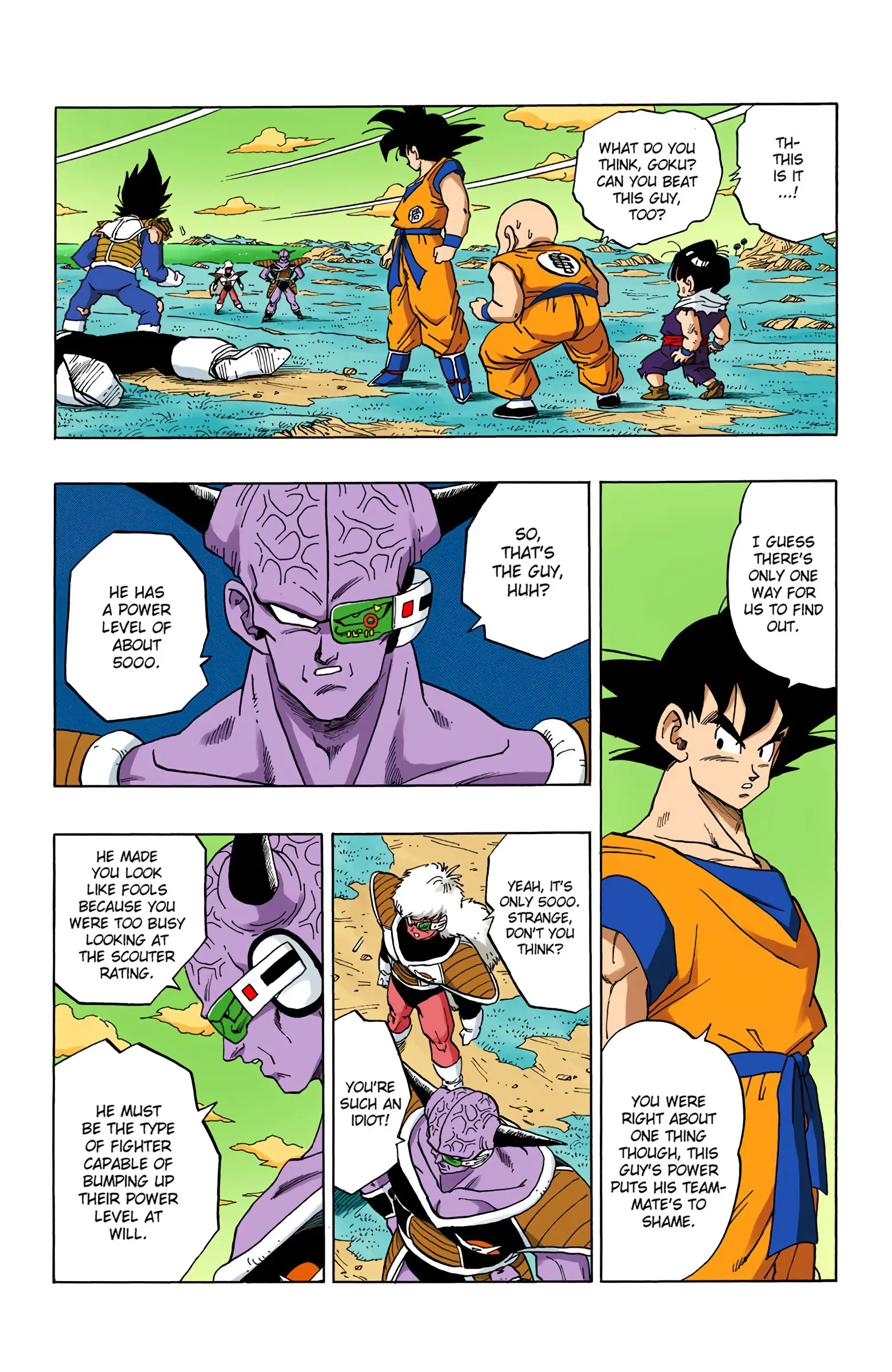 DBZ Frieza Saga Colored Manga, chapter 283, page 11