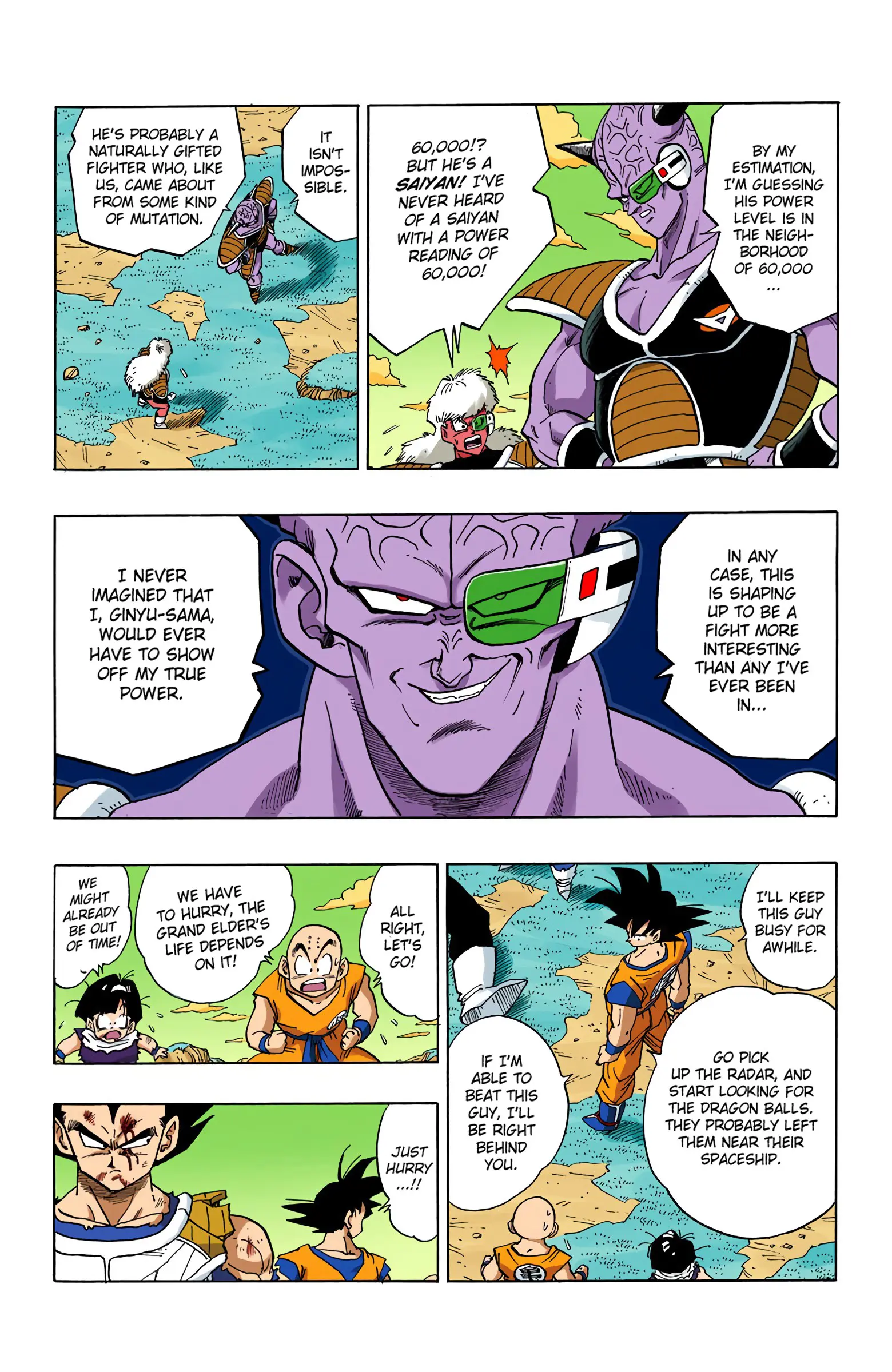 DBZ Frieza Saga Colored Manga, chapter 283, page 12