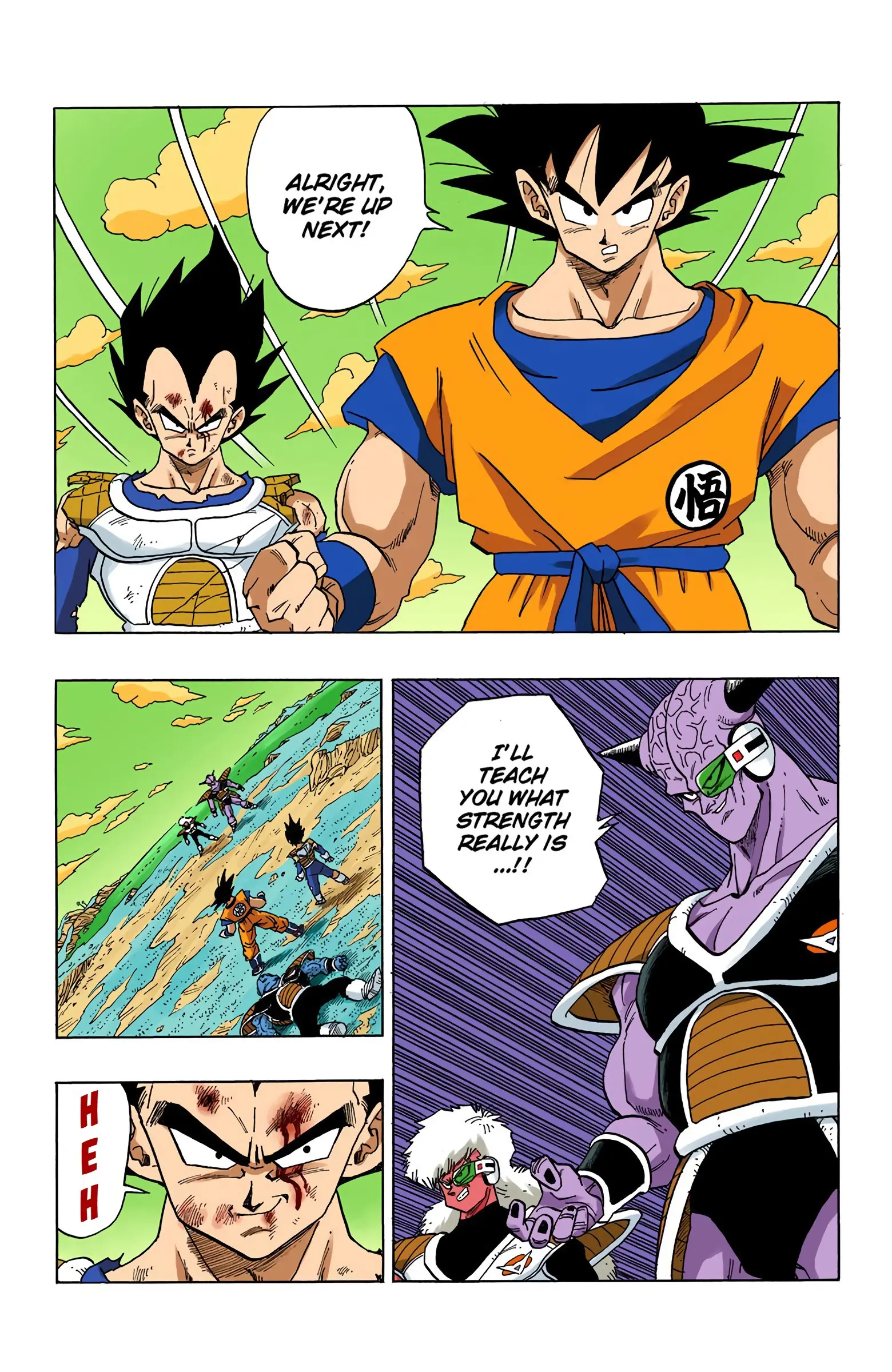 DBZ Frieza Saga Colored Manga, chapter 283, page 14
