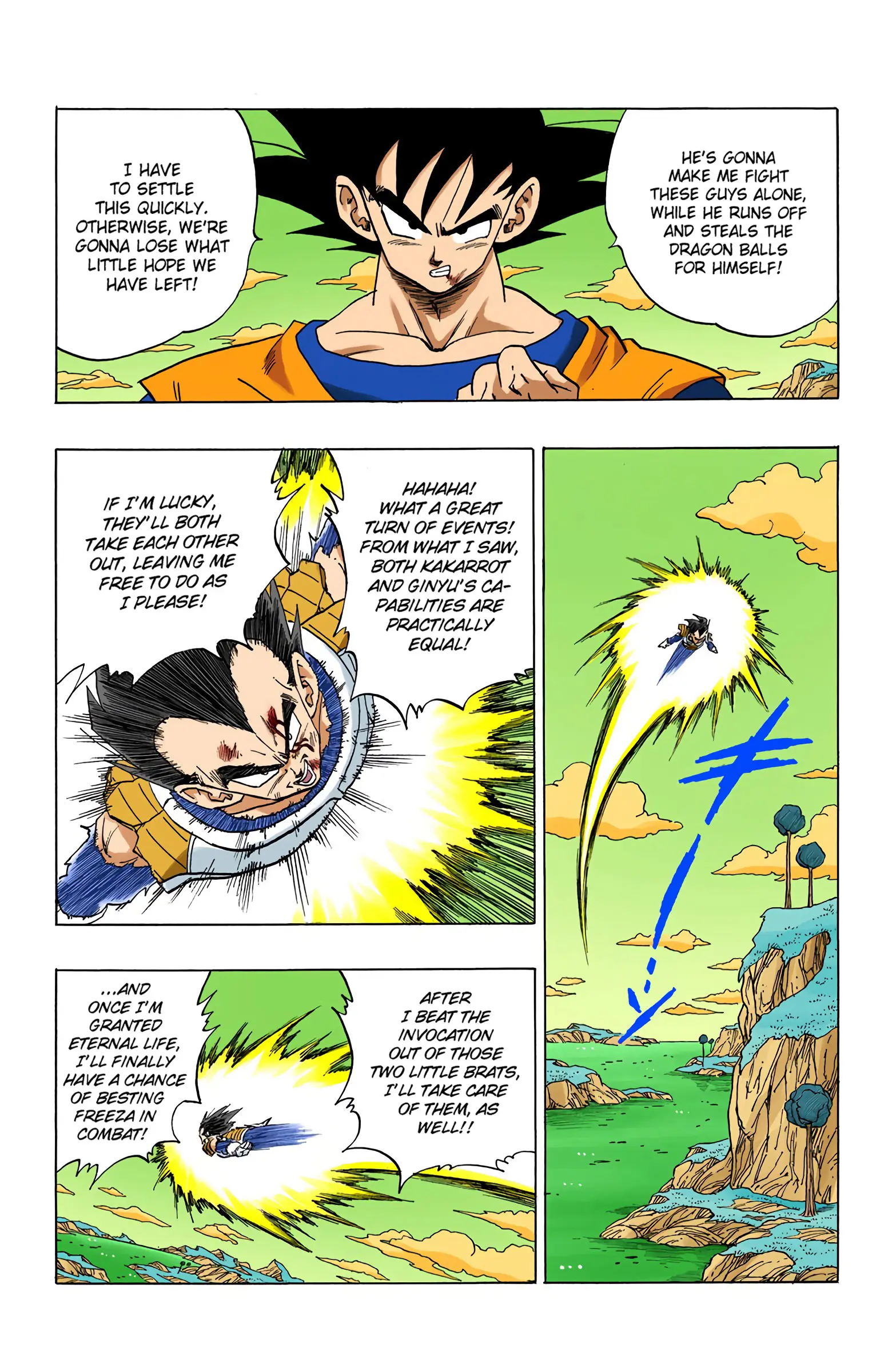 DBZ Frieza Saga Colored Manga, chapter 284, page 5