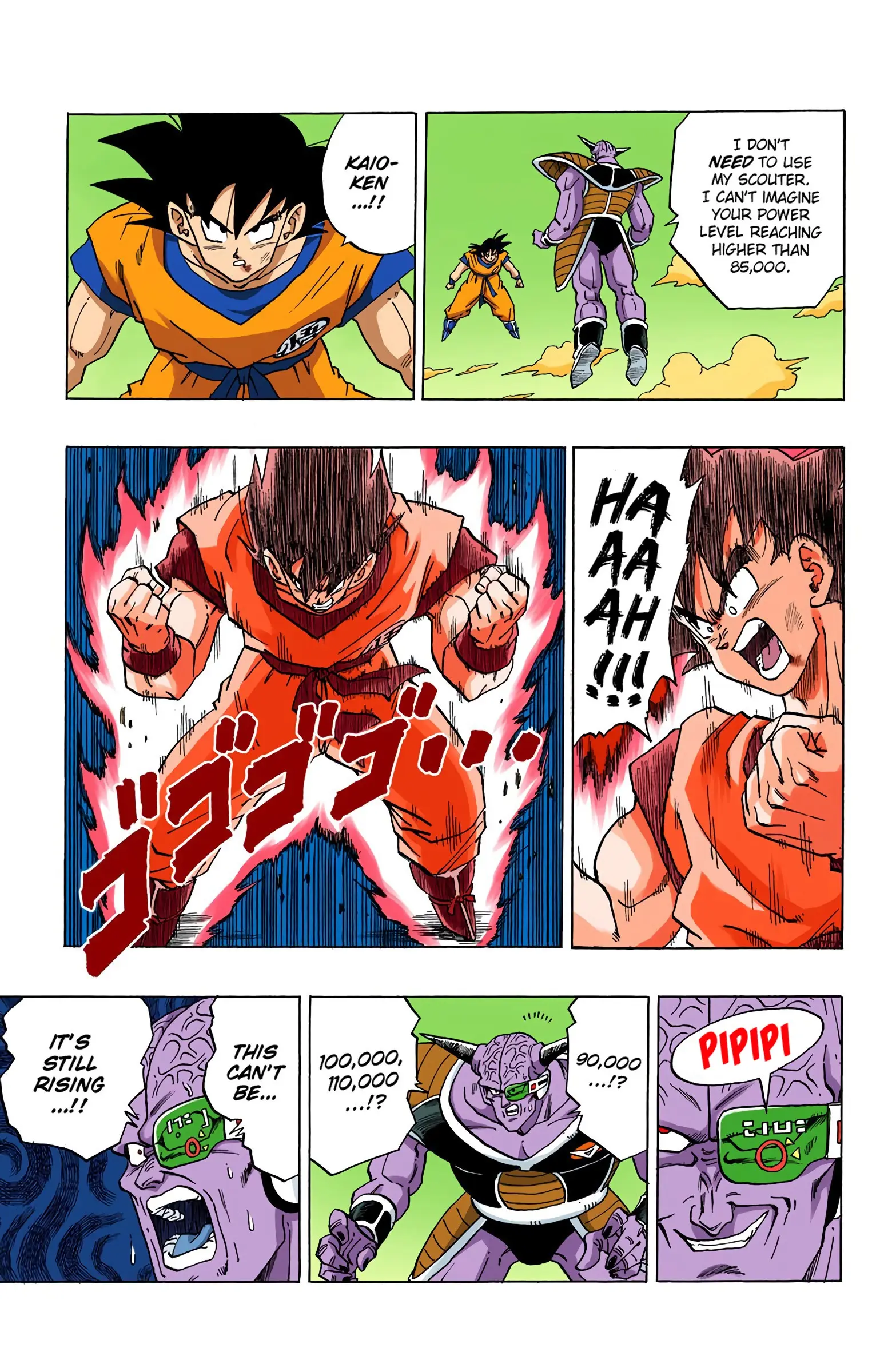 DBZ Frieza Saga Colored Manga, chapter 284, page 15