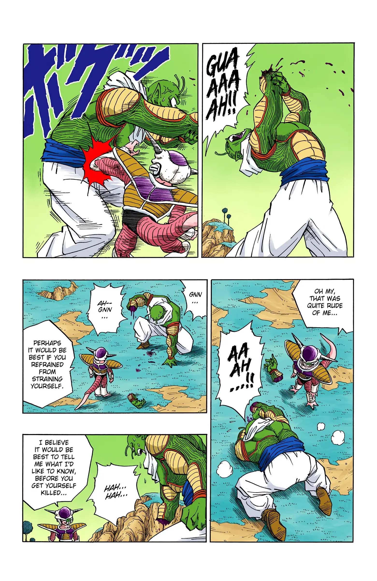 DBZ Frieza Saga Colored Manga, chapter 286, page 10