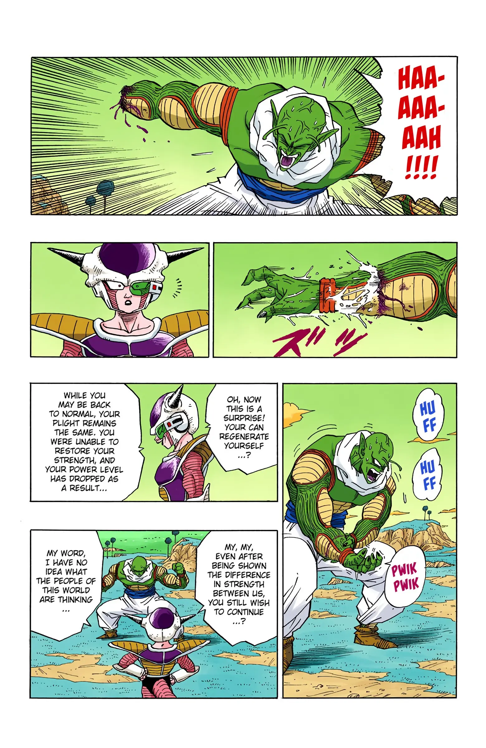 DBZ Frieza Saga Colored Manga, chapter 286, page 11