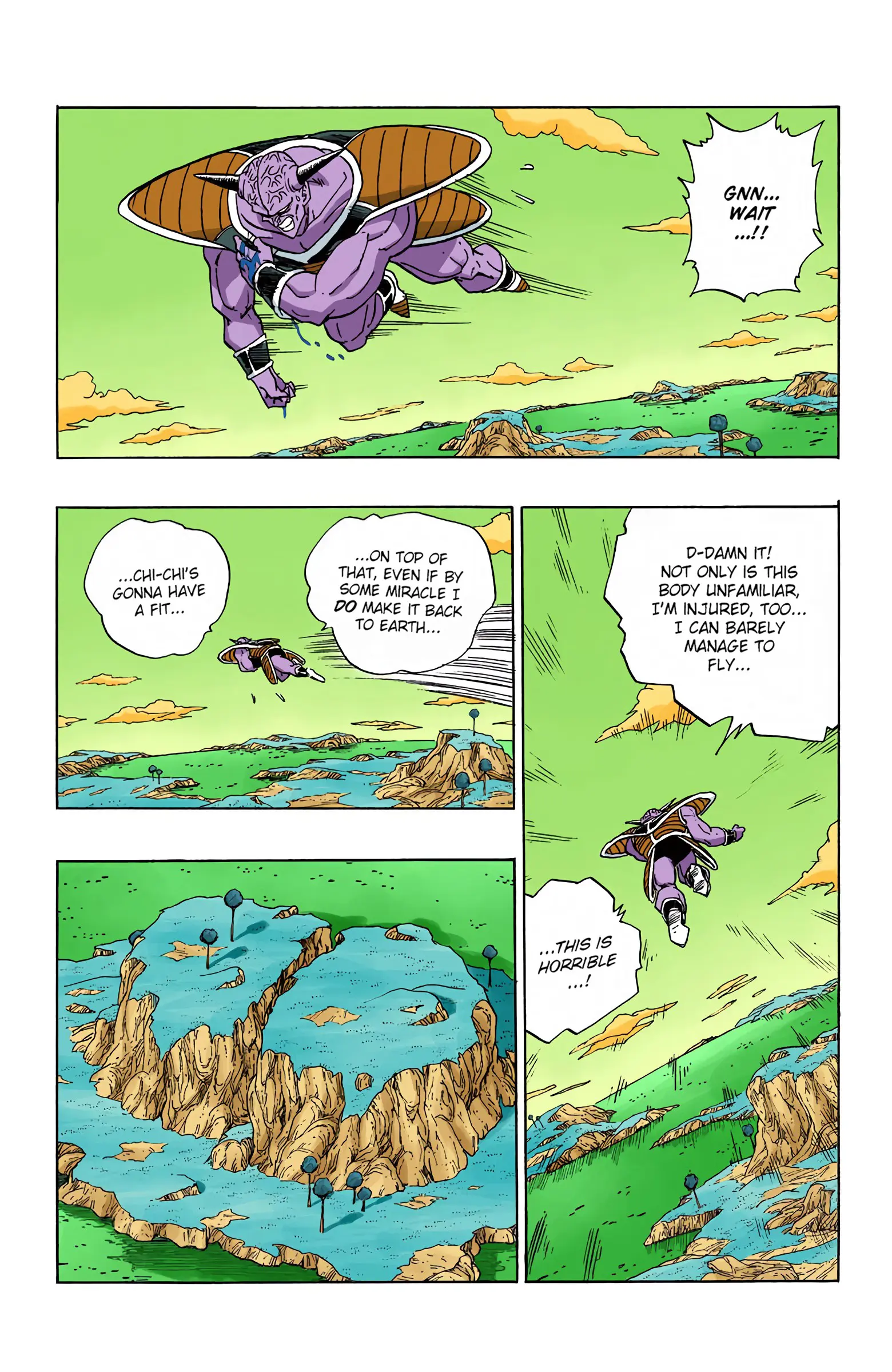 DBZ Frieza Saga Colored Manga, chapter 287, page 4