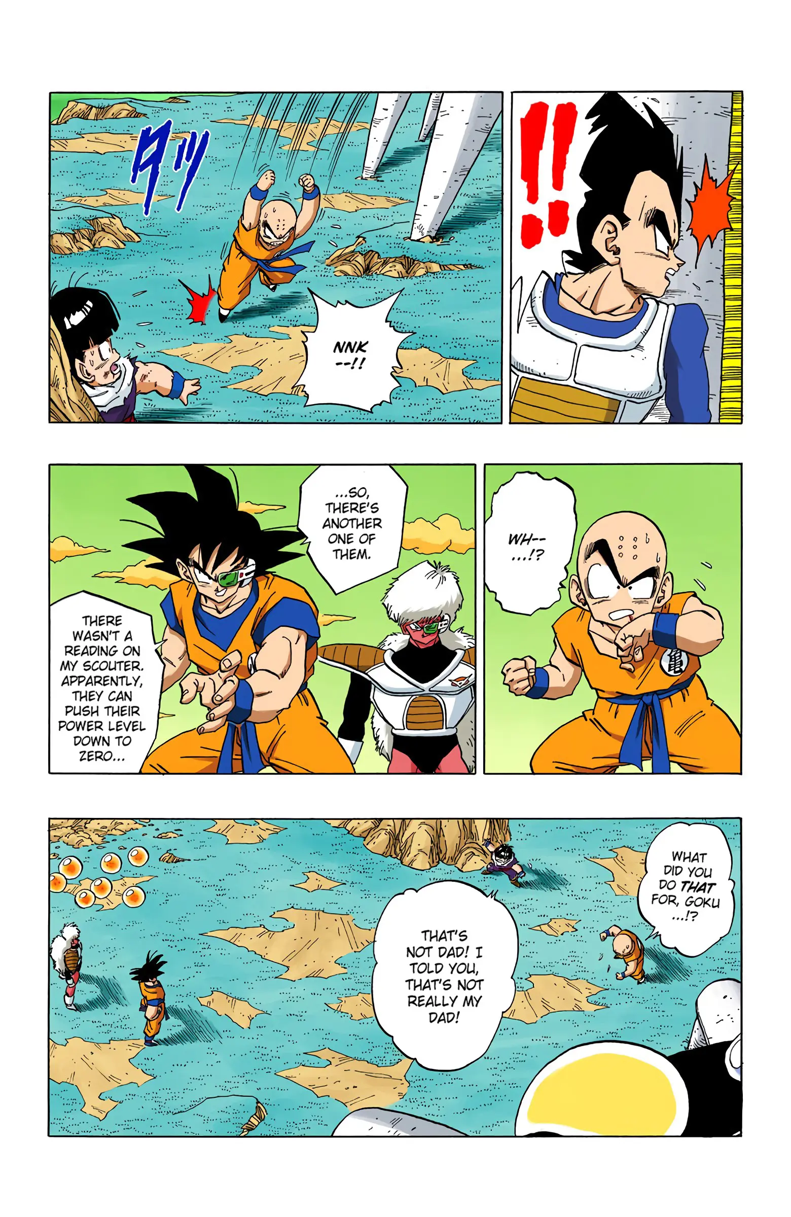 DBZ Frieza Saga Colored Manga, chapter 288, page 6