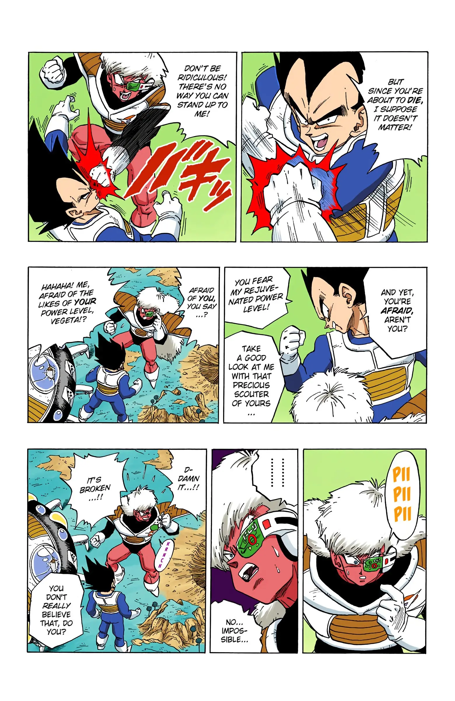DBZ Frieza Saga Colored Manga, chapter 289, page 6
