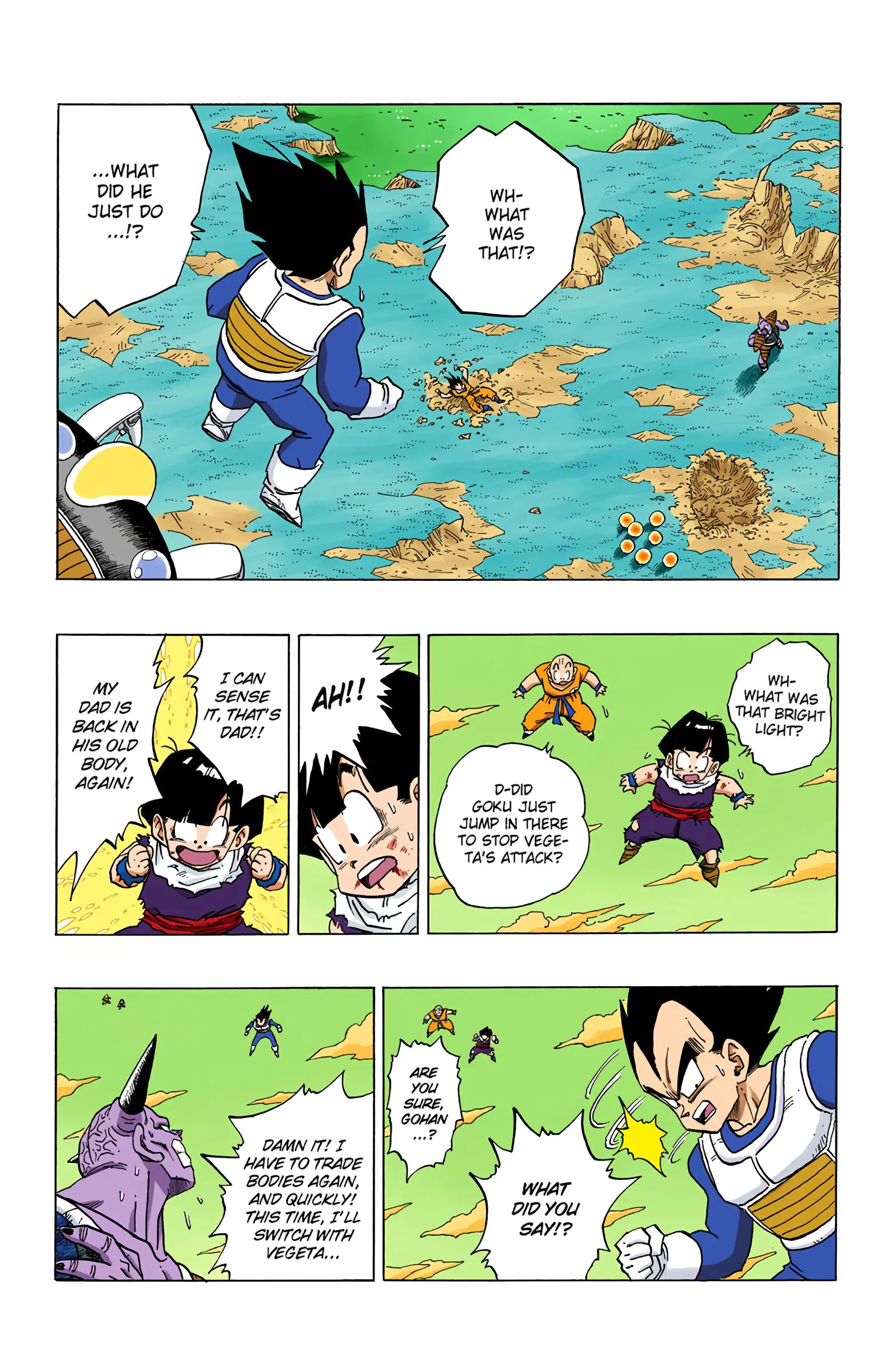 DBZ Frieza Saga Colored Manga, chapter 290, page 6