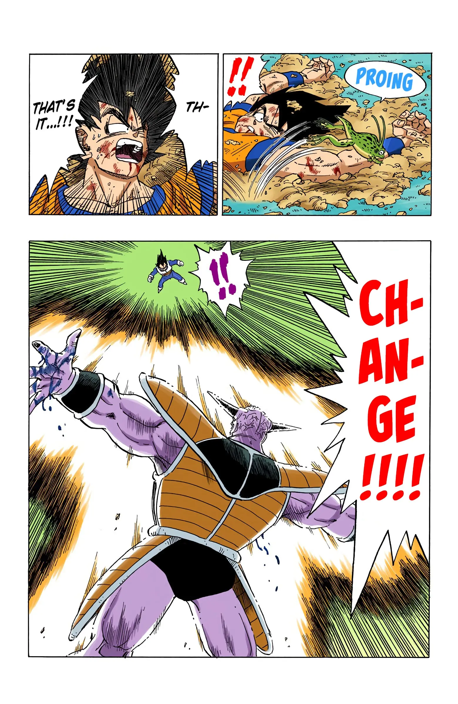 DBZ Frieza Saga Colored Manga, chapter 290, page 8