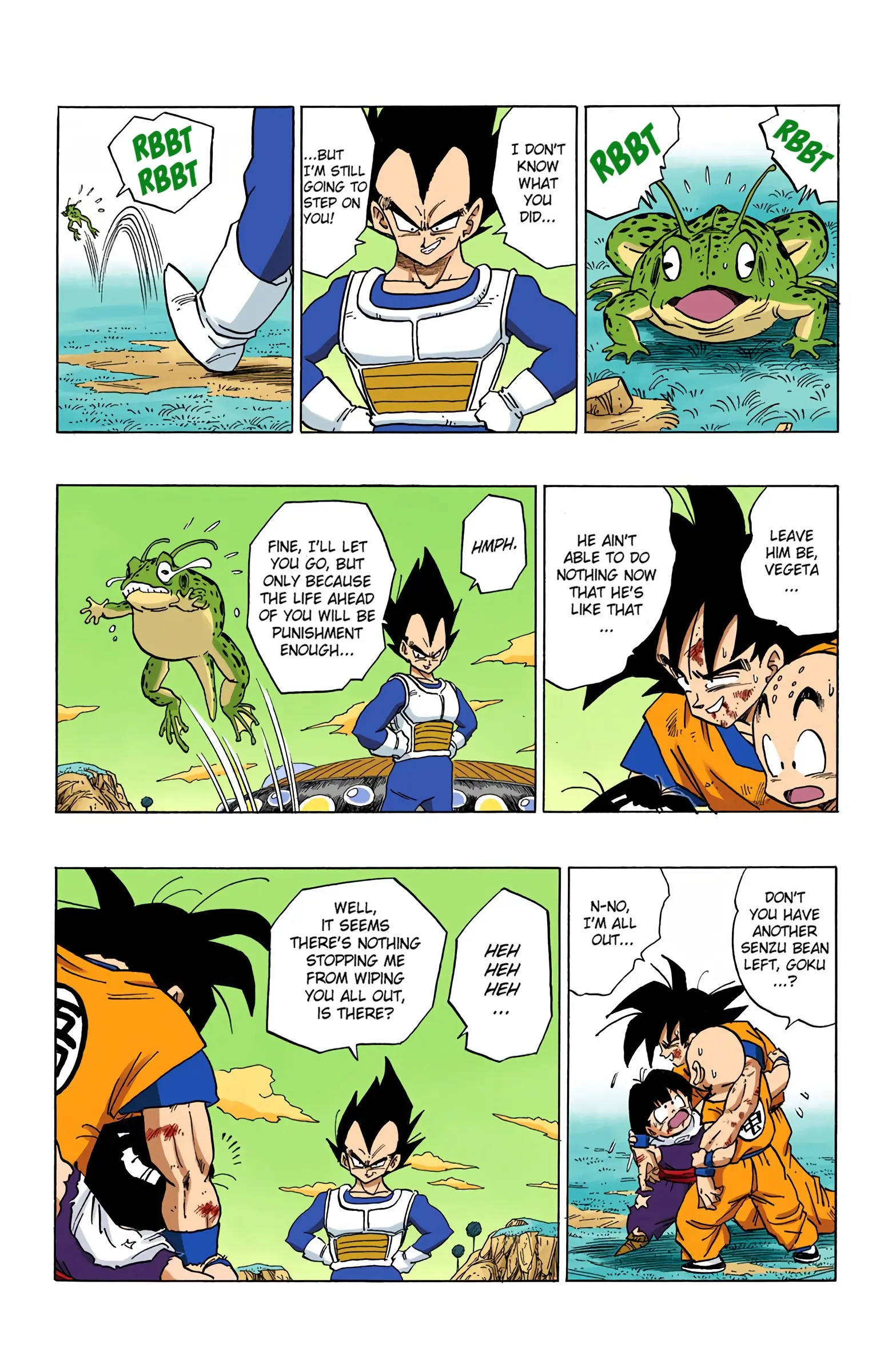 DBZ Frieza Saga Colored Manga, chapter 290, page 13