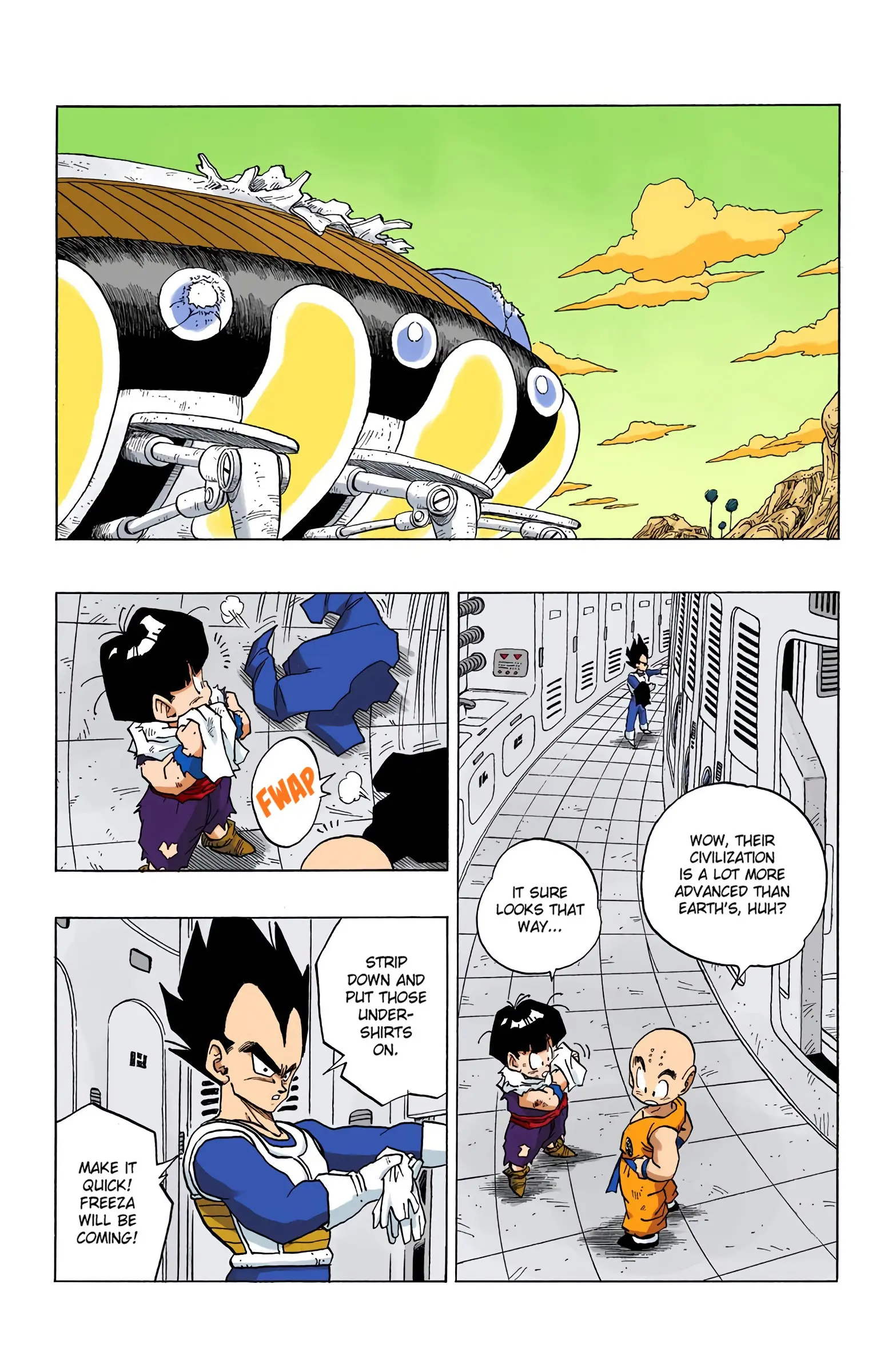 DBZ Frieza Saga Colored Manga, chapter 291, page 2