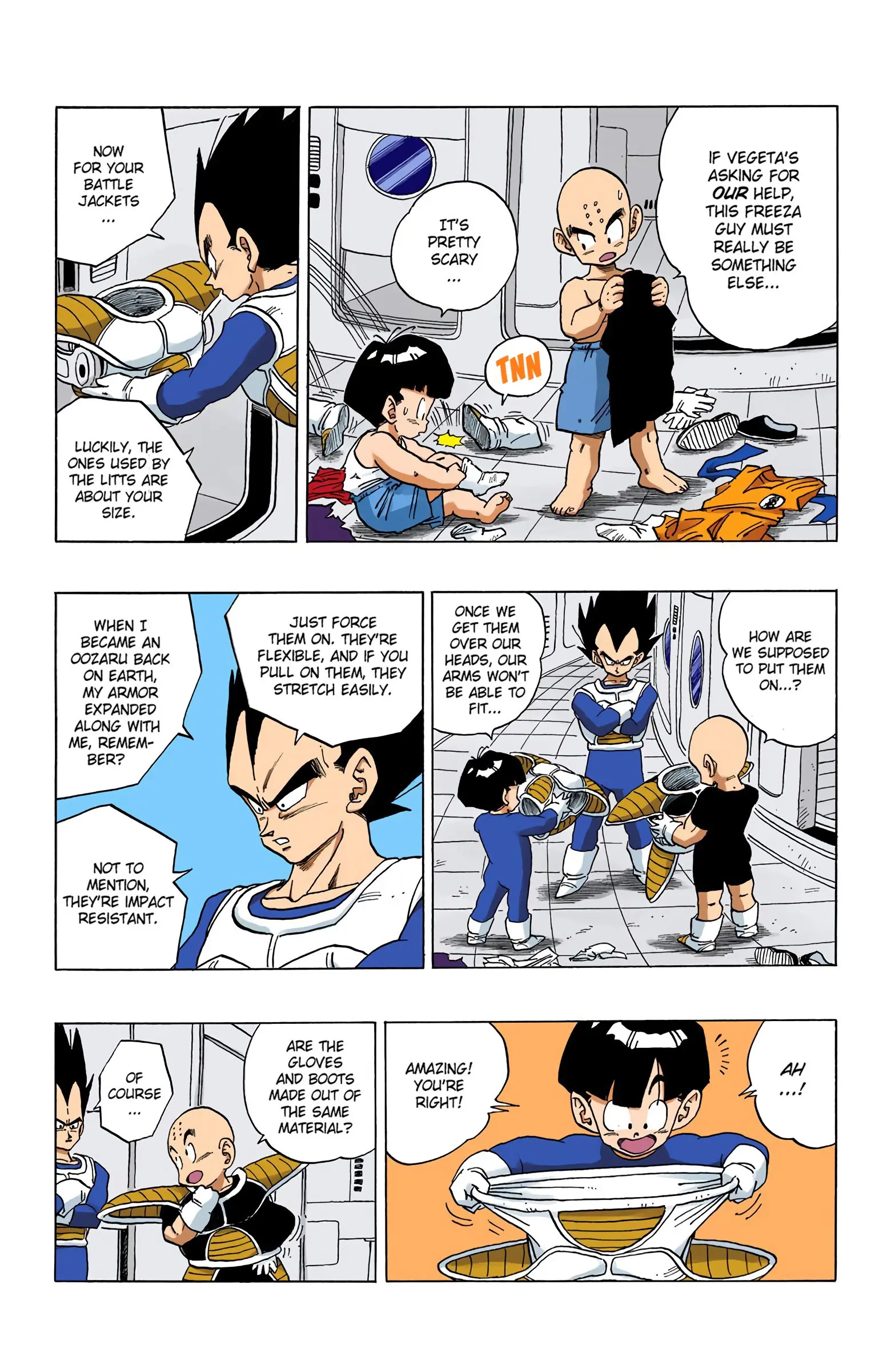 DBZ Frieza Saga Colored Manga, chapter 291, page 3