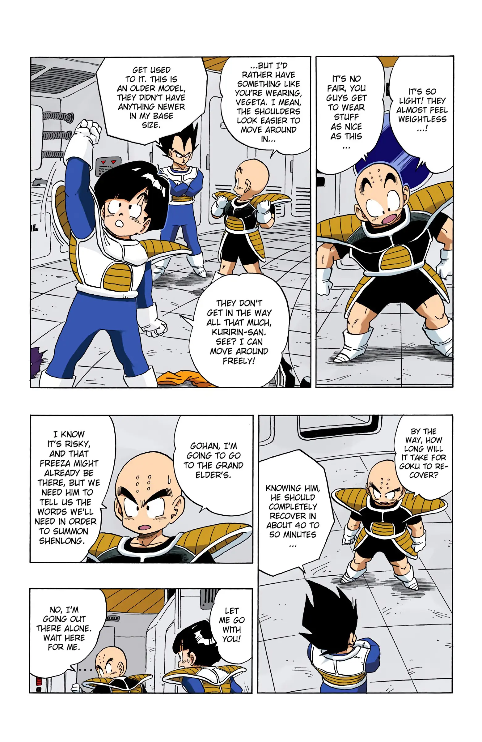 DBZ Frieza Saga Colored Manga, chapter 291, page 4
