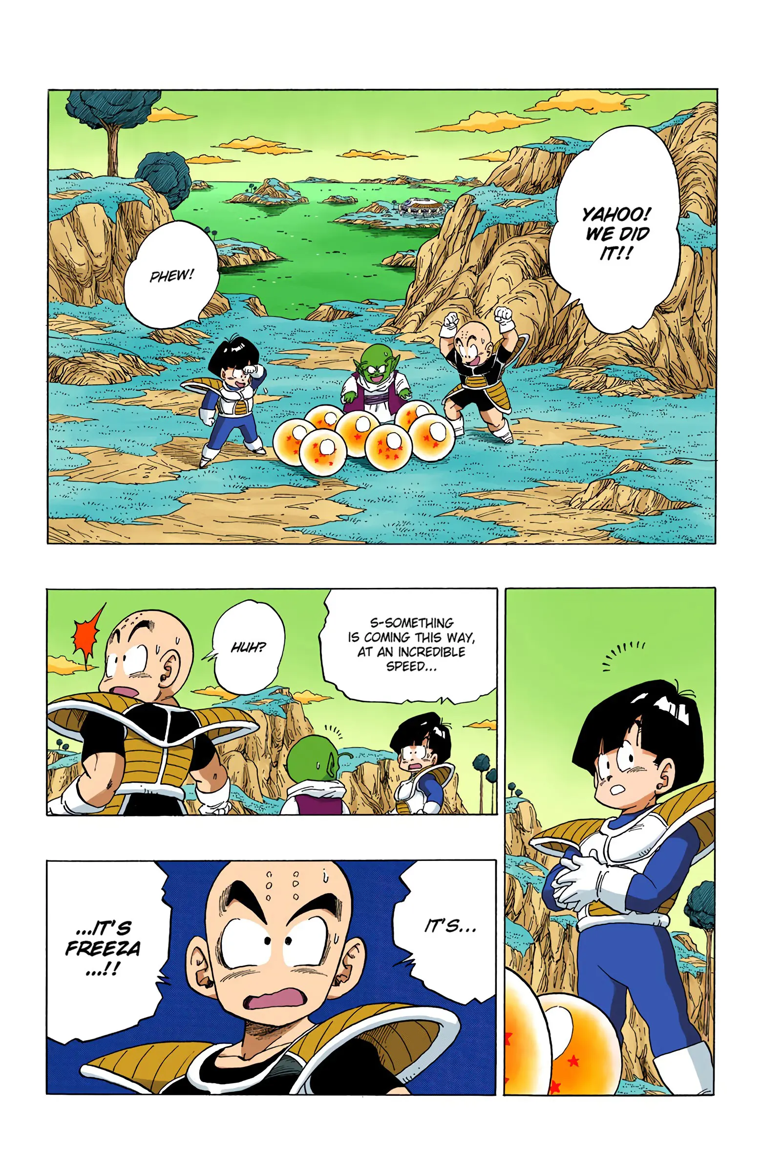 DBZ Frieza Saga Colored Manga, chapter 292, page 6