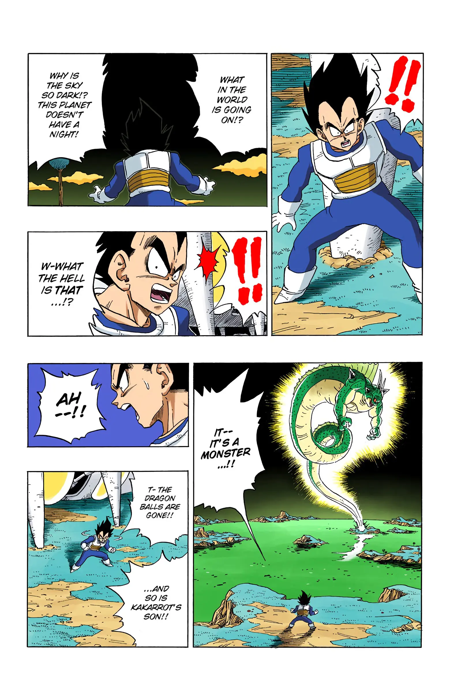 DBZ Frieza Saga Colored Manga, chapter 293, page 8