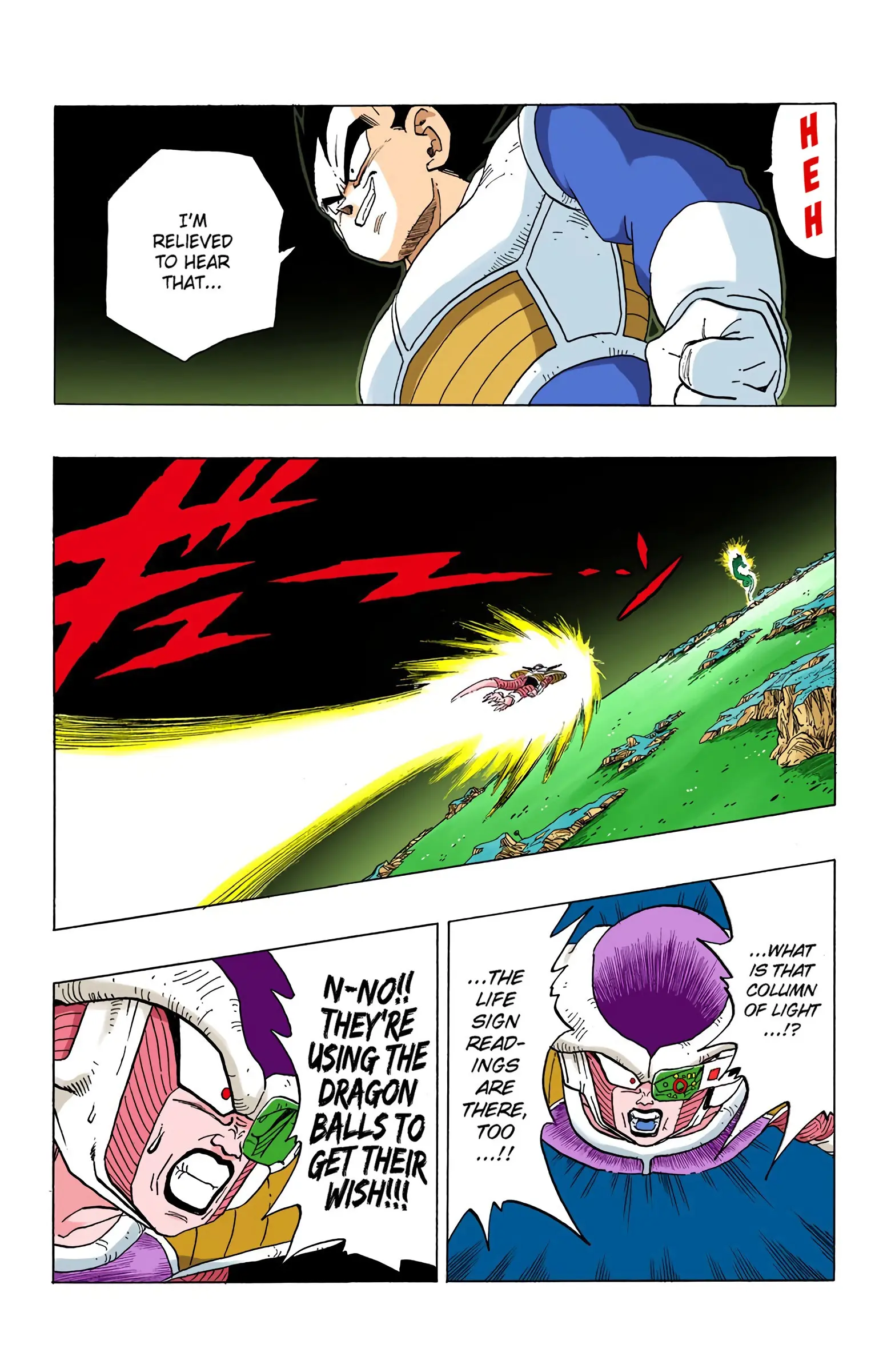 DBZ Frieza Saga Colored Manga, chapter 293, page 14