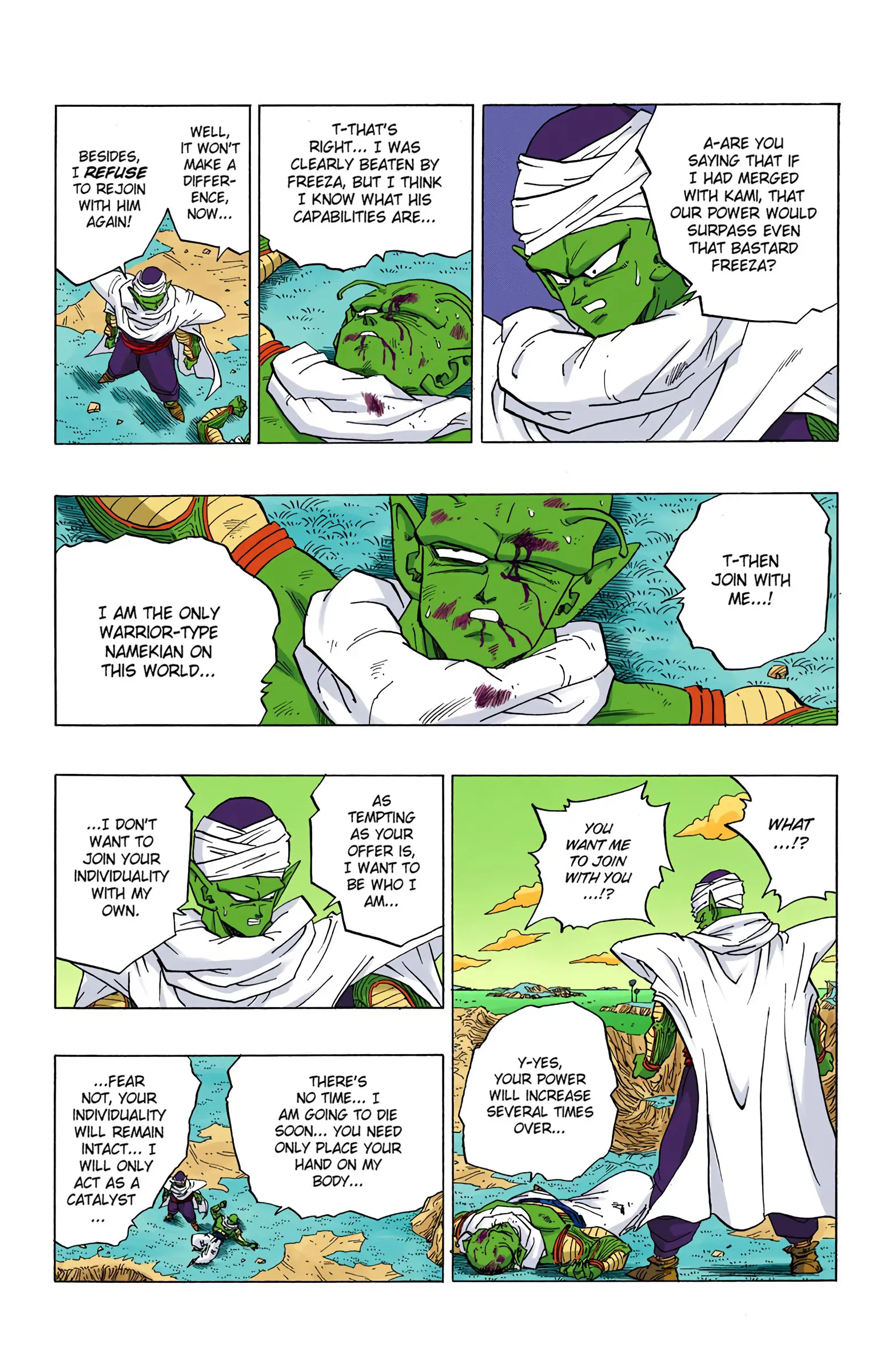 DBZ Frieza Saga Colored Manga, chapter 295, page 3