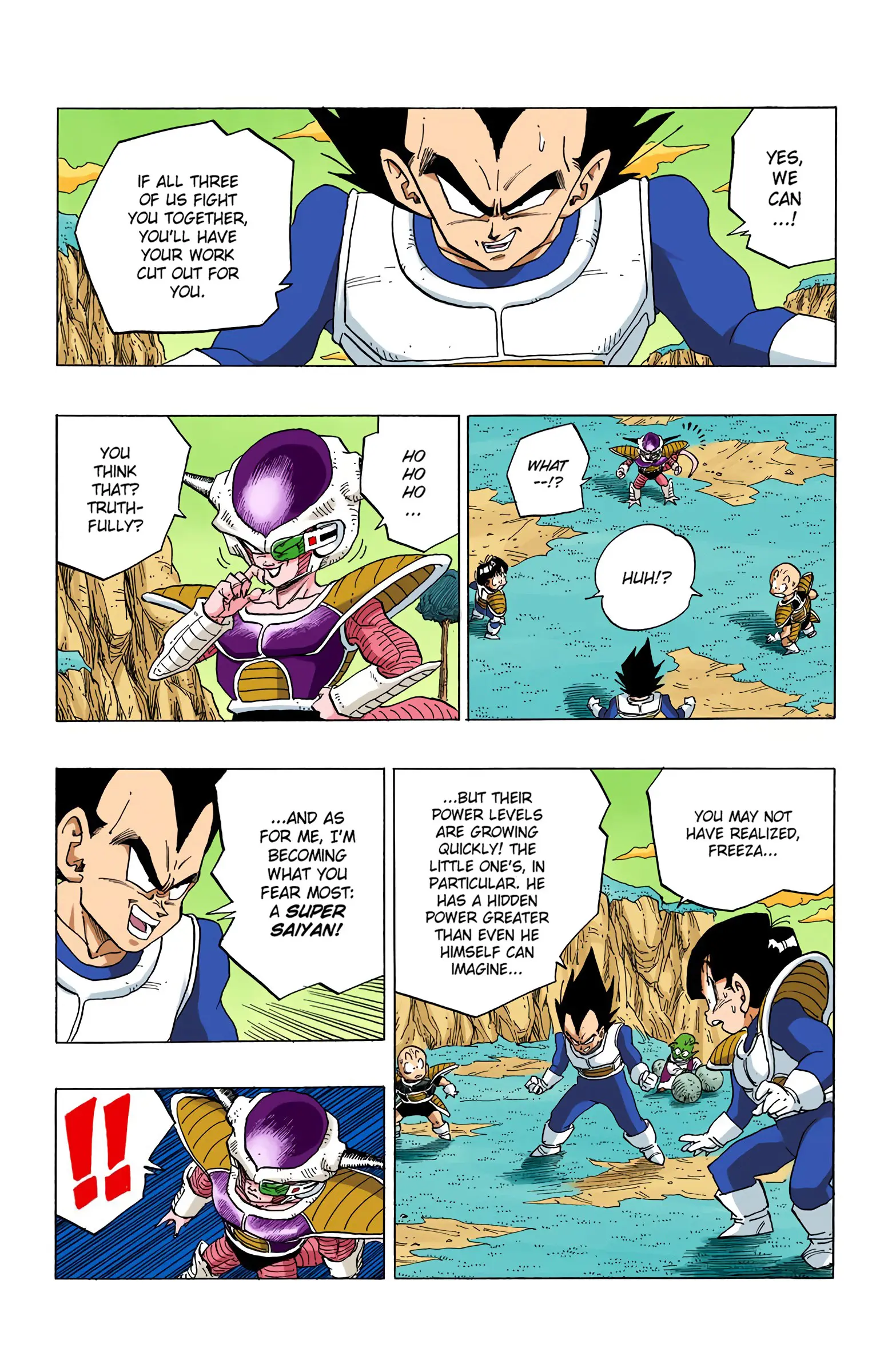 DBZ Frieza Saga Colored Manga, chapter 295, page 10