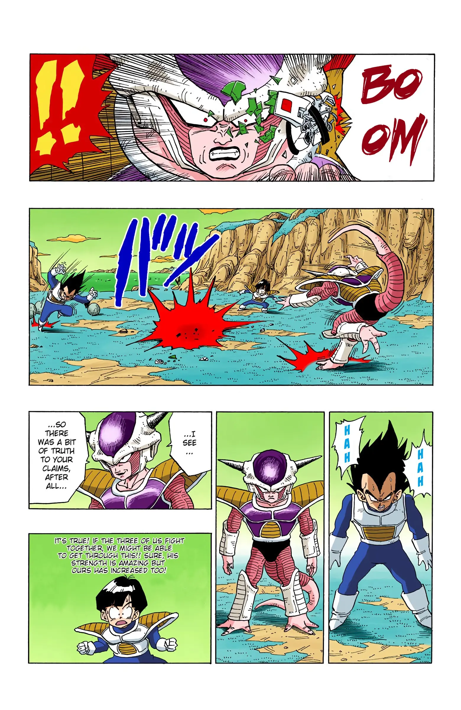 DBZ Frieza Saga Colored Manga, chapter 295, page 14