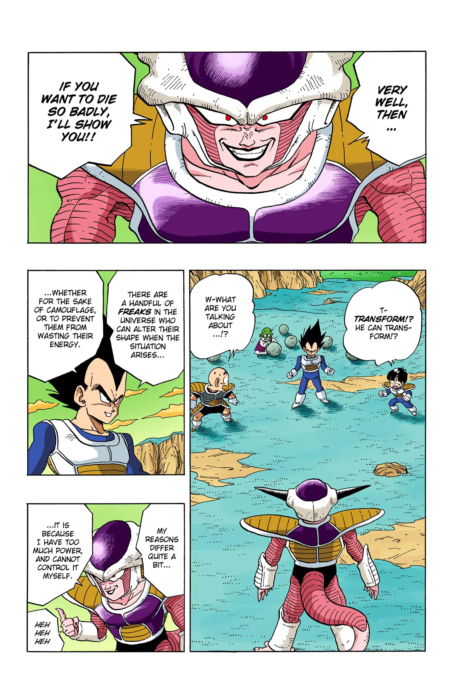 DBZ Frieza Saga Colored Manga, chapter 296, page 2