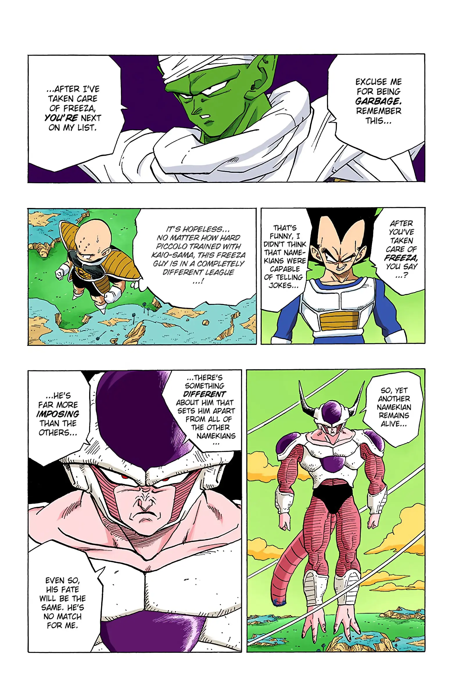 DBZ Frieza Saga Colored Manga, chapter 300, page 3