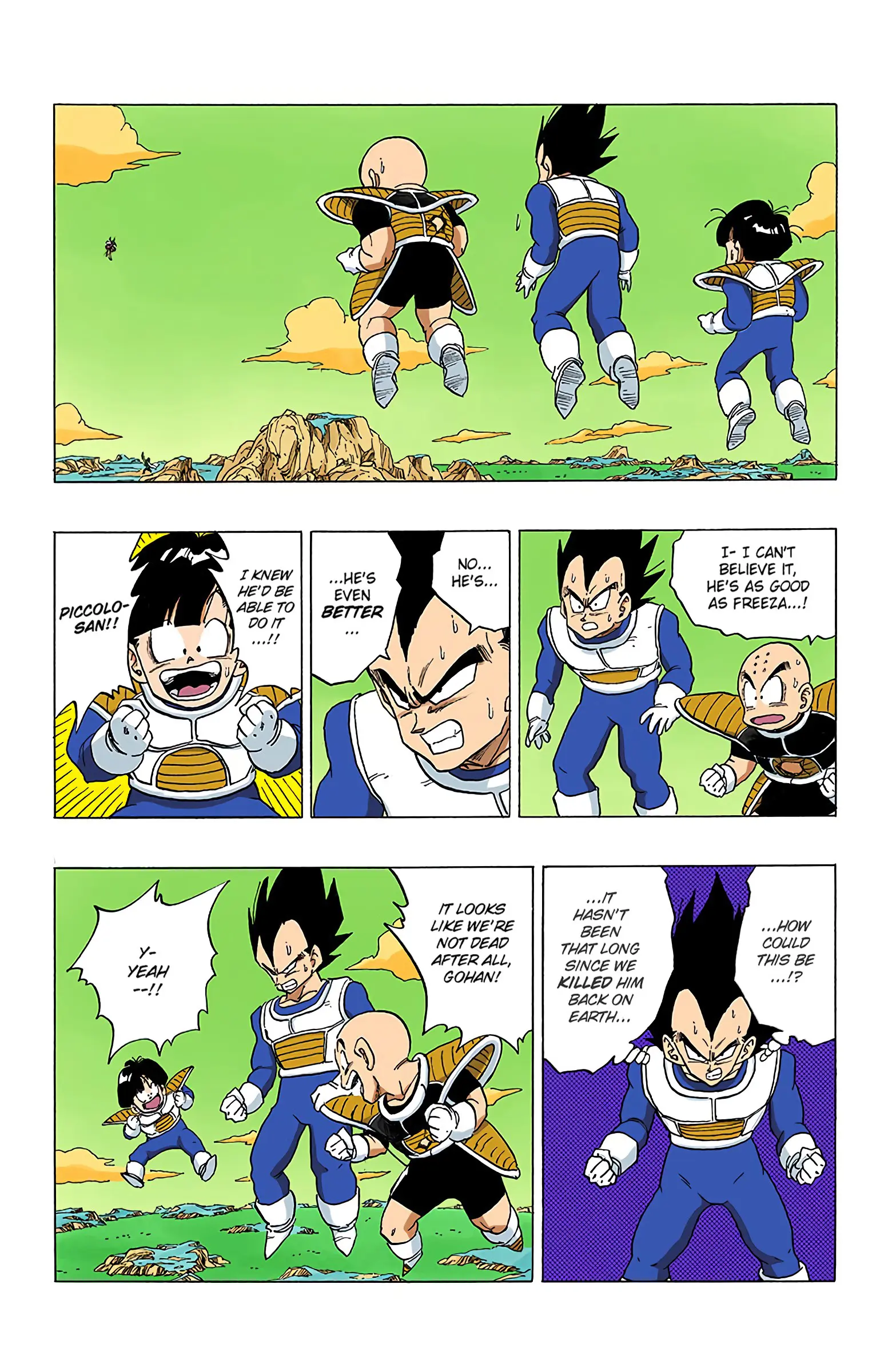 DBZ Frieza Saga Colored Manga, chapter 301, page 2