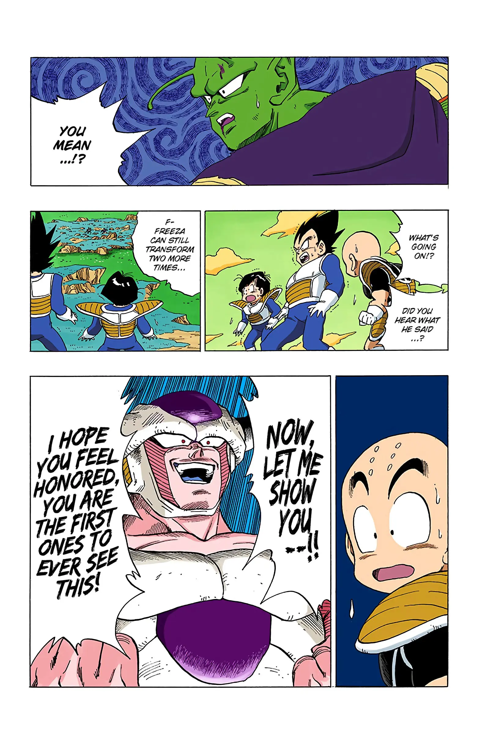 DBZ Frieza Saga Colored Manga, chapter 301, page 13