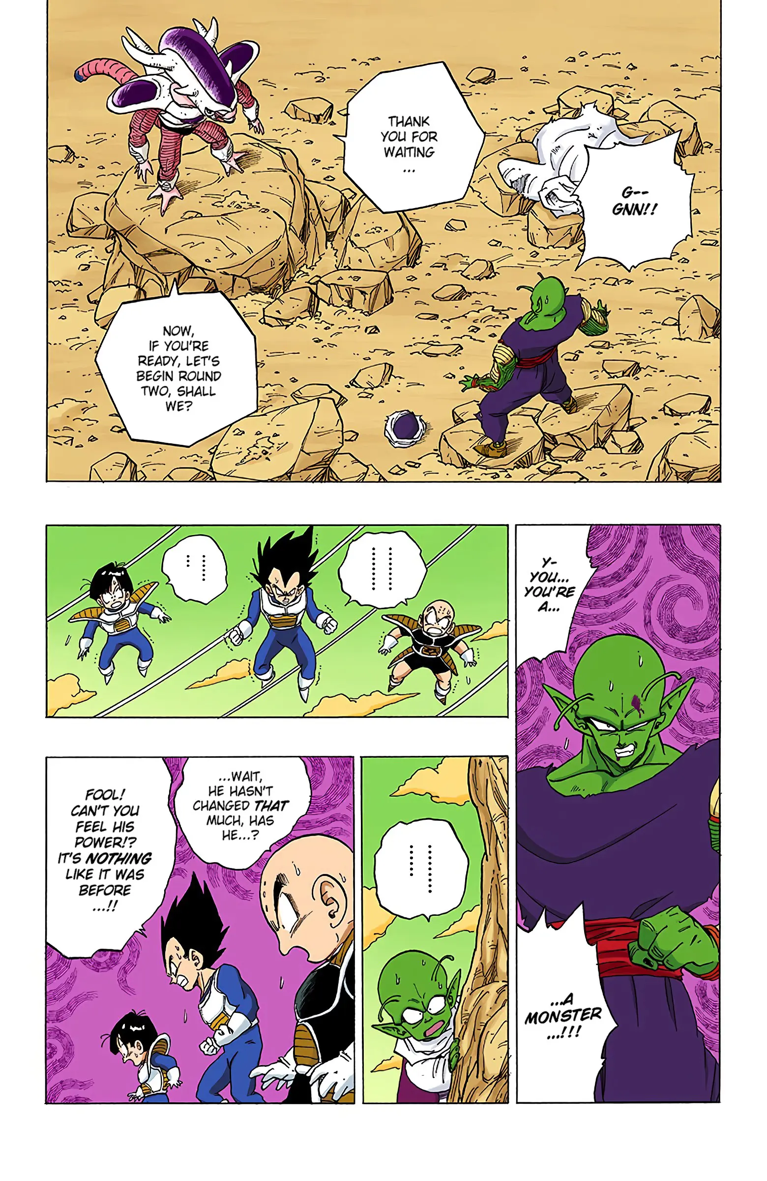 DBZ Frieza Saga Colored Manga, chapter 302, page 7