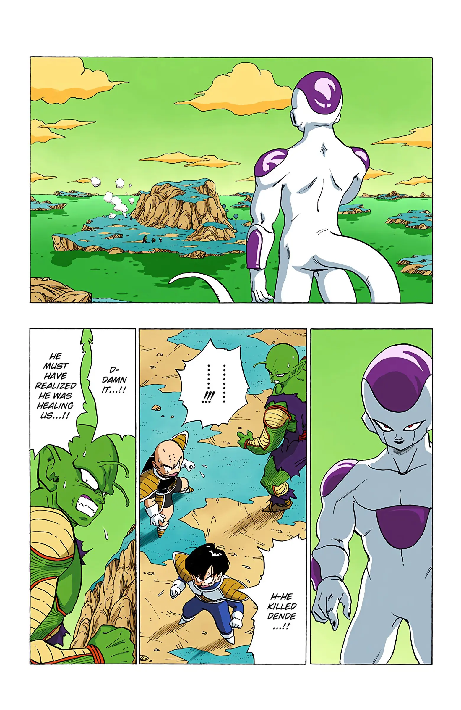 DBZ Frieza Saga Colored Manga, chapter 305, page 2