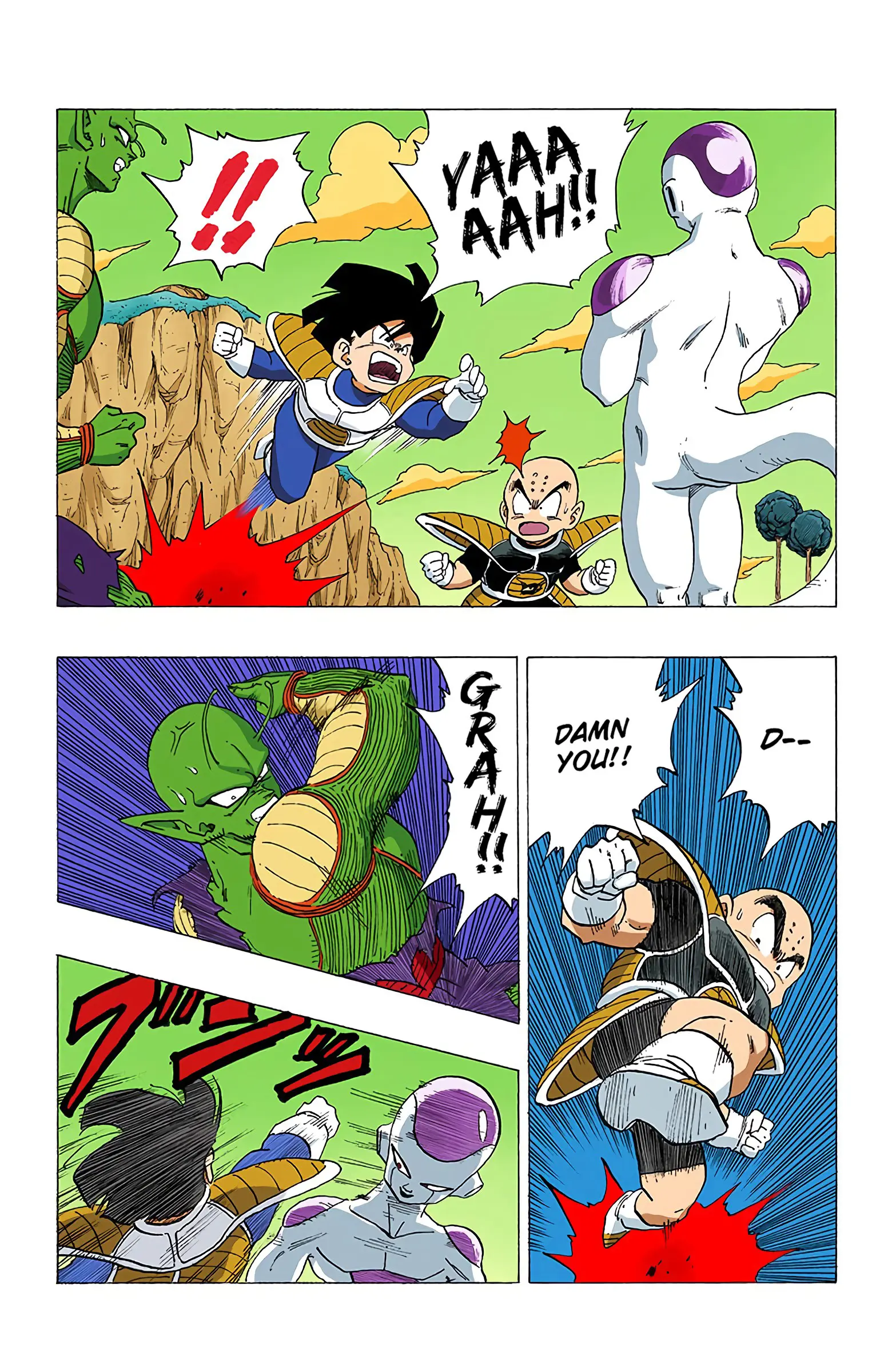 DBZ Frieza Saga Colored Manga, chapter 305, page 4