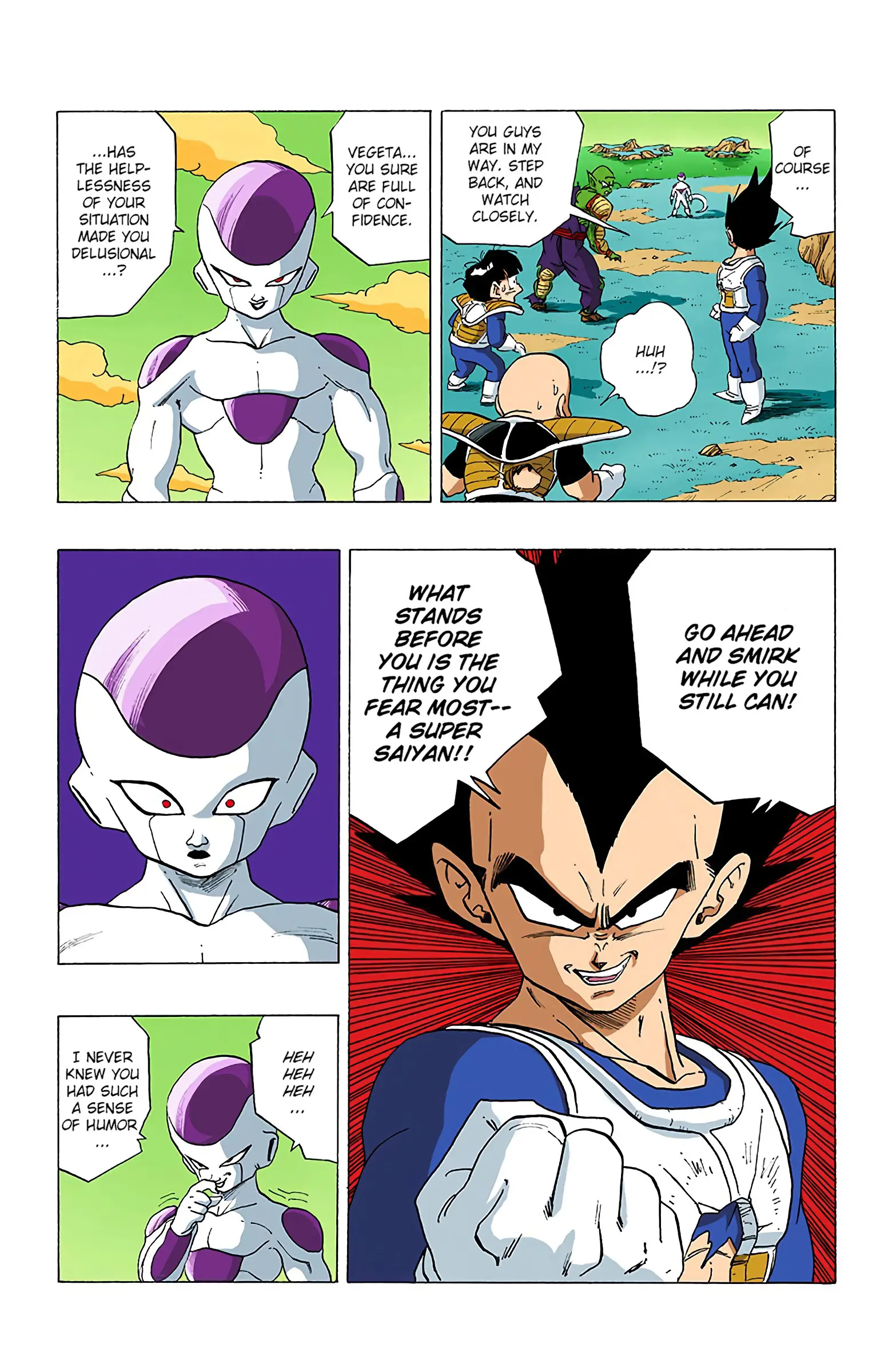 DBZ Frieza Saga Colored Manga, chapter 305, page 12