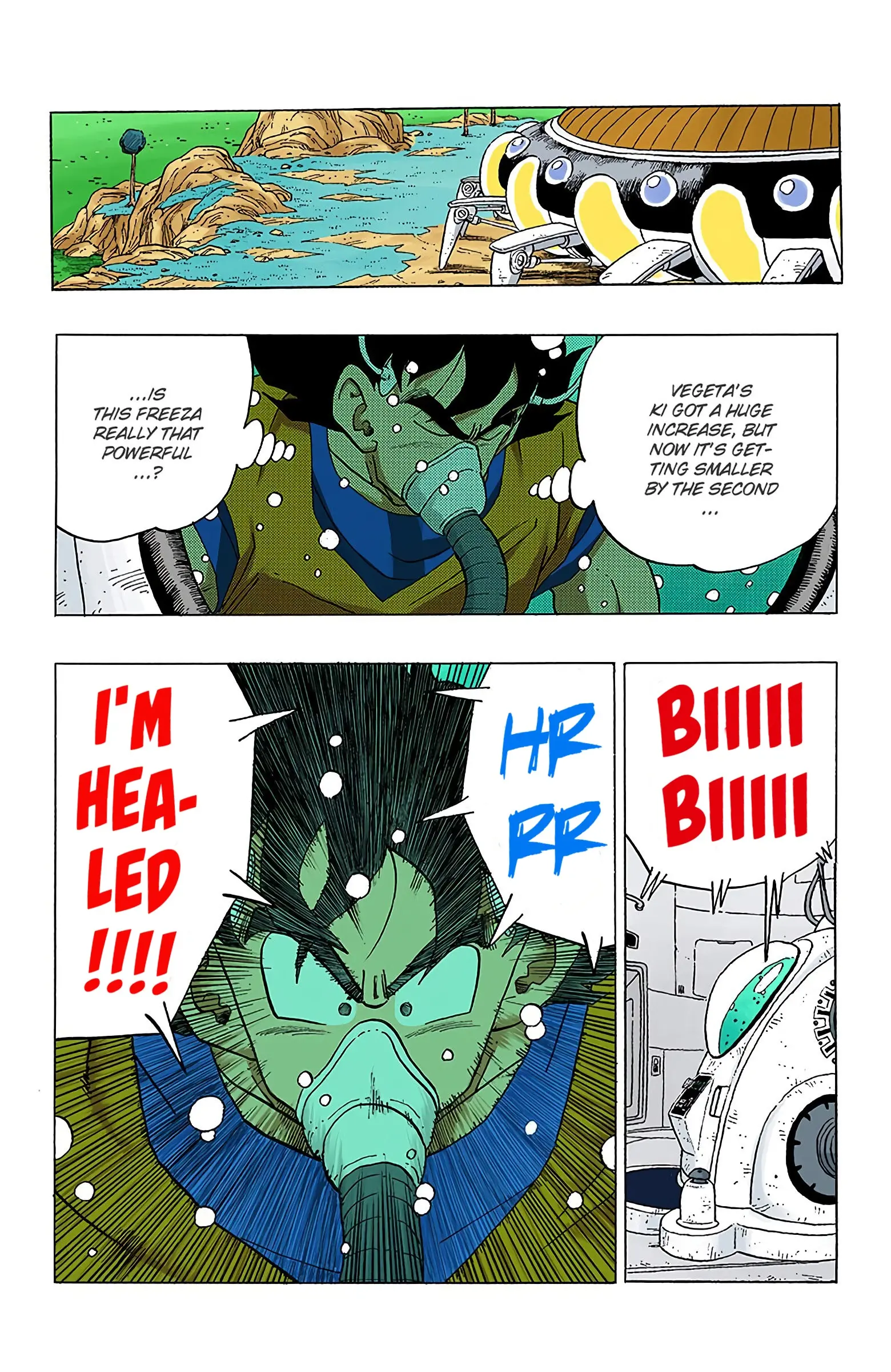 DBZ Frieza Saga Colored Manga, chapter 306, page 12
